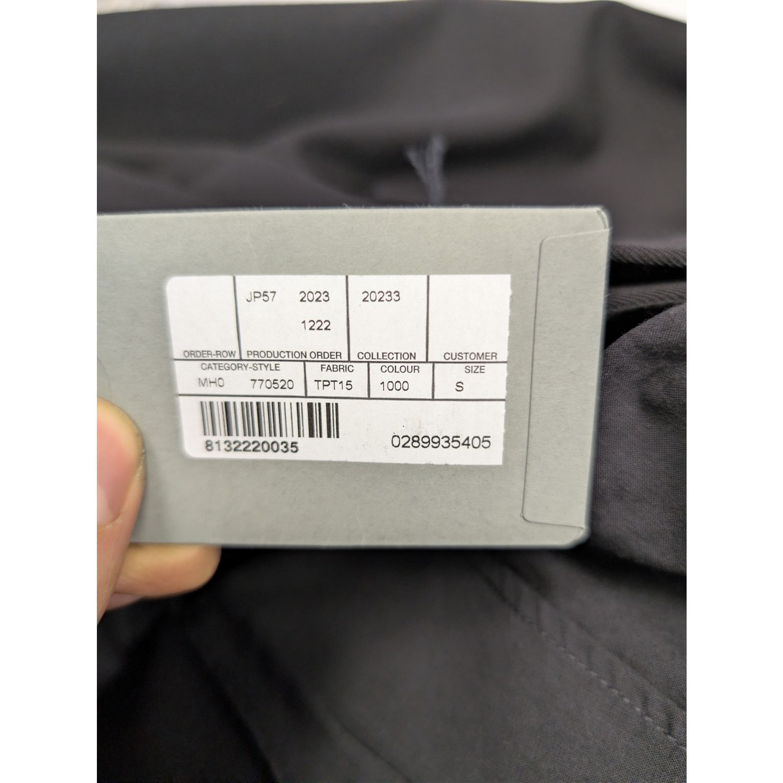 Balenciaga o1rshd1 Unisex Dry Wool Twill Tailored Pants in Black Size US 30 / EU 46 - 22 Thumbnail