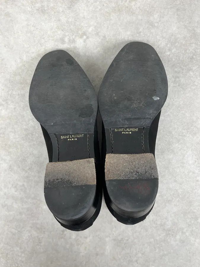 Saint Laurent Paris 2000s Yves Saint Laurent Black Suede Leather Boots Size US 9 / EU 42 - 7 Thumbnail