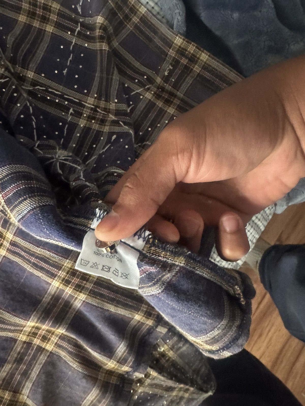 Vale Vale Purple Flannel Size US L / EU 52-54 / 3 - 7 Thumbnail