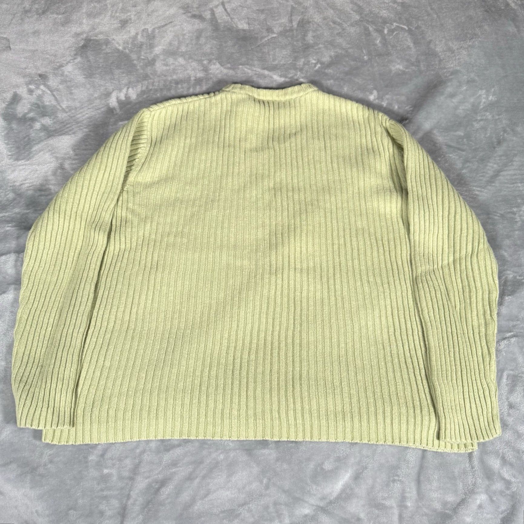 DKNY VINTAGE DKNY Sweater Mens XL Green Embroidered Crew Neck Long Sleeve Pullover Knit Casual Winter Size US XL / EU 56 / 4 - 5 Thumbnail