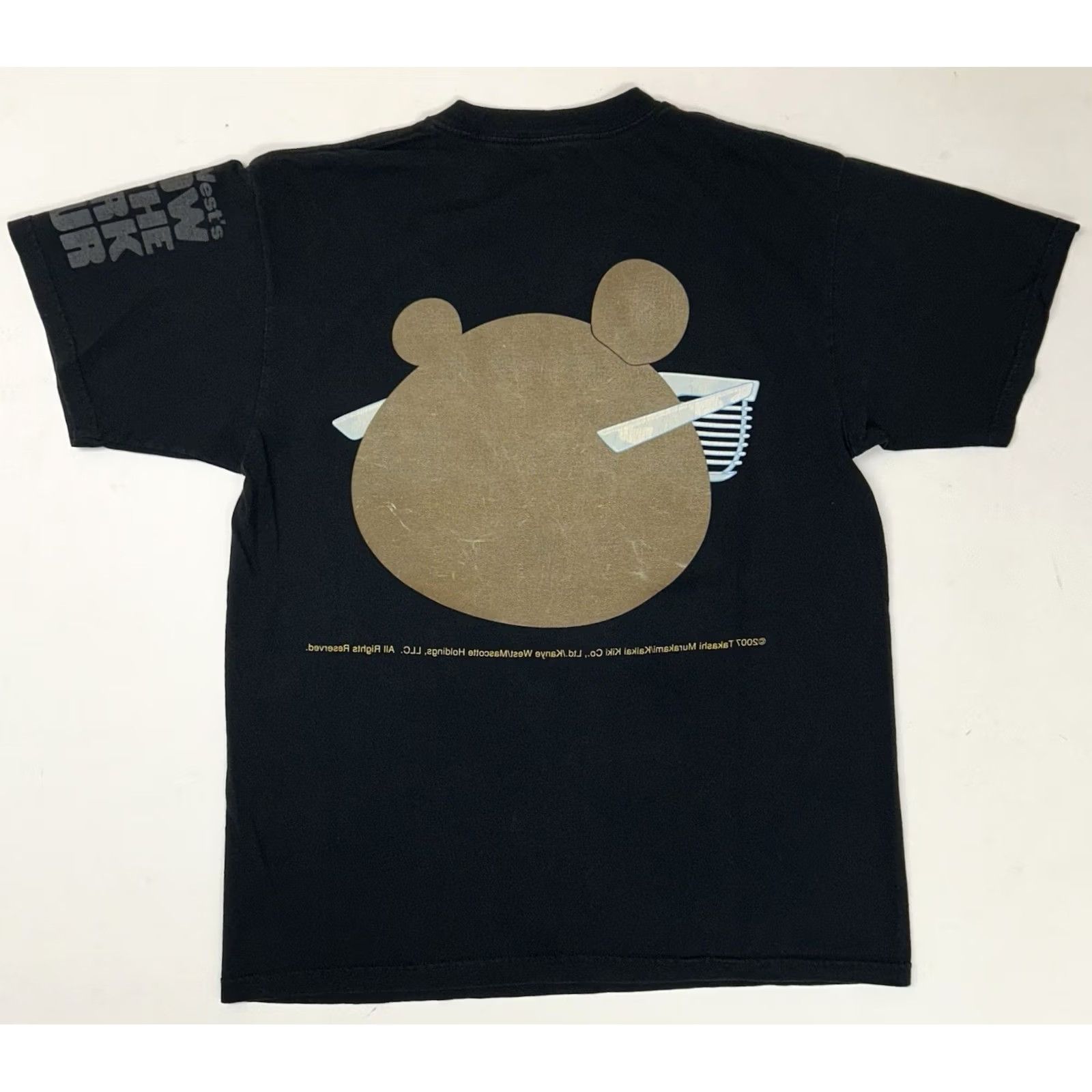 Vintage Kanye West Glow In The Dark Tour 2007 Takashi Murakami Size Large TShirt Black Shirt Mens Graphic Print Vintage Kanye West Tour Brand: Kanye West Tour Size US L / EU 52-54 / 3 - 3 Thumbnail