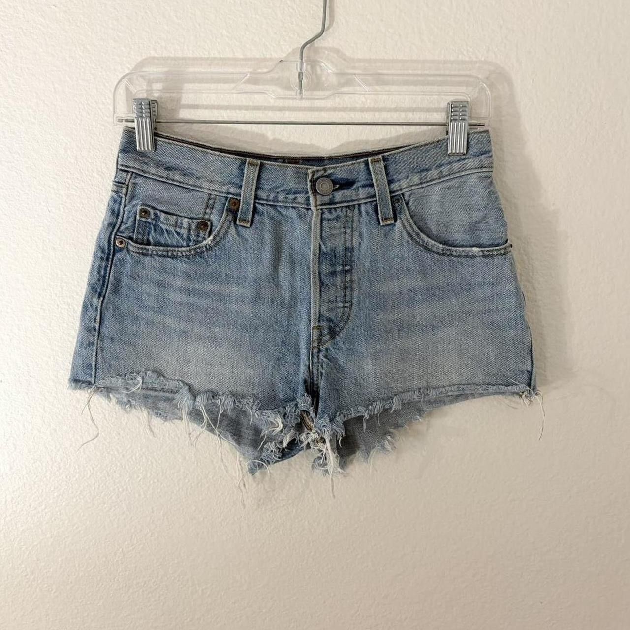 Levi's Levi's 501 mid rise denim shorts 24W Size 24" / US 00 / IT 34 - 1 Thumbnail