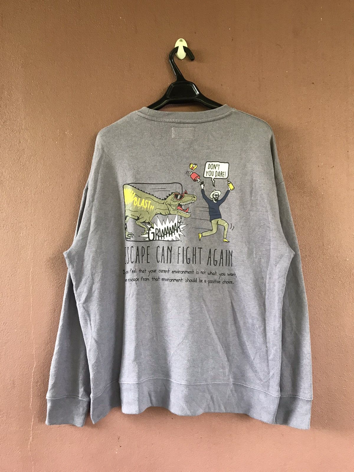 Japanese Brand Sucka Cartoon Sweatshirt size L Size US L / EU 52-54 / 3 - 1 Thumbnail