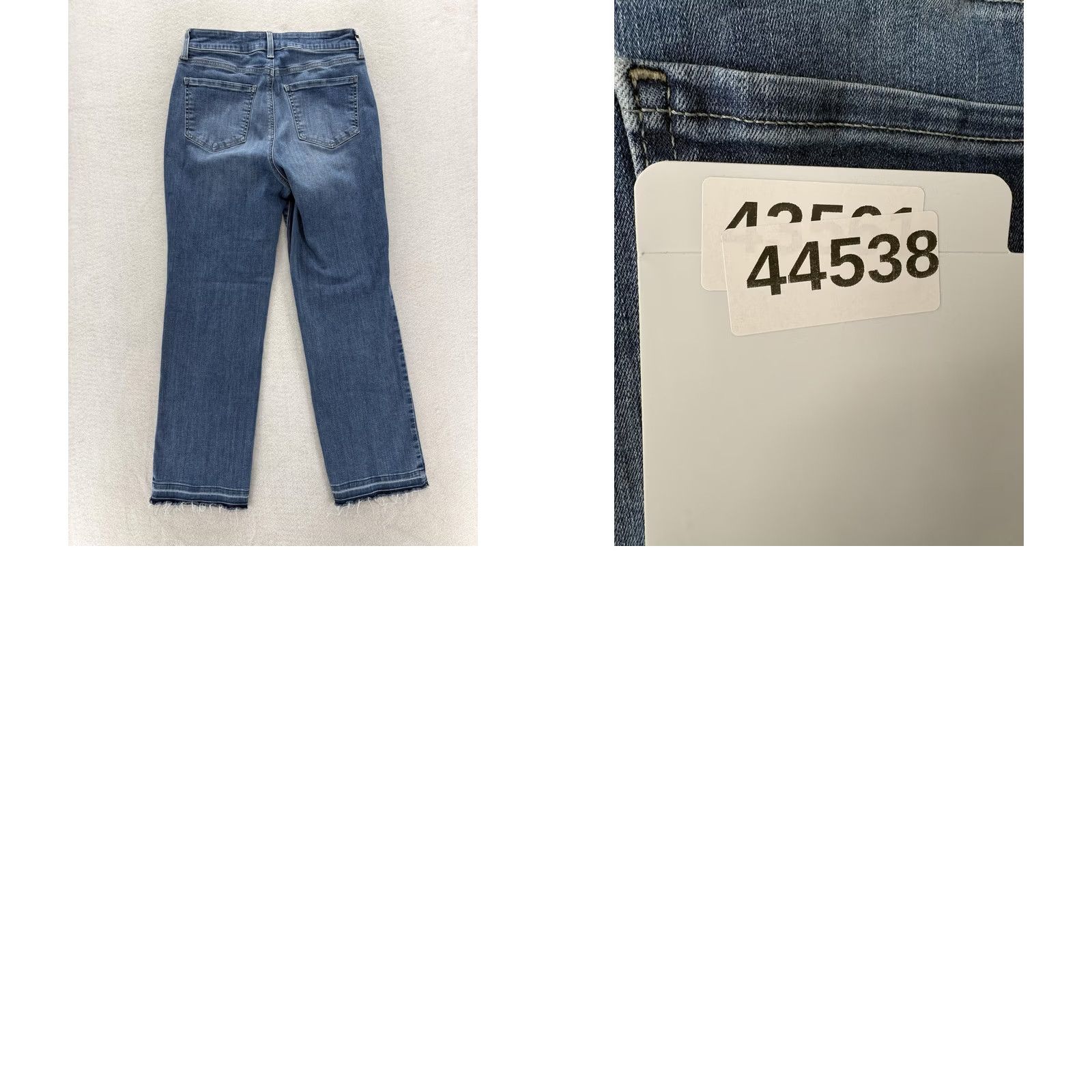 NYDJ NYDJ Marilyn Straight Jeans Womens 6 Blue Stretch Denim Size 28" / US 6 / IT 42 - 9 Thumbnail