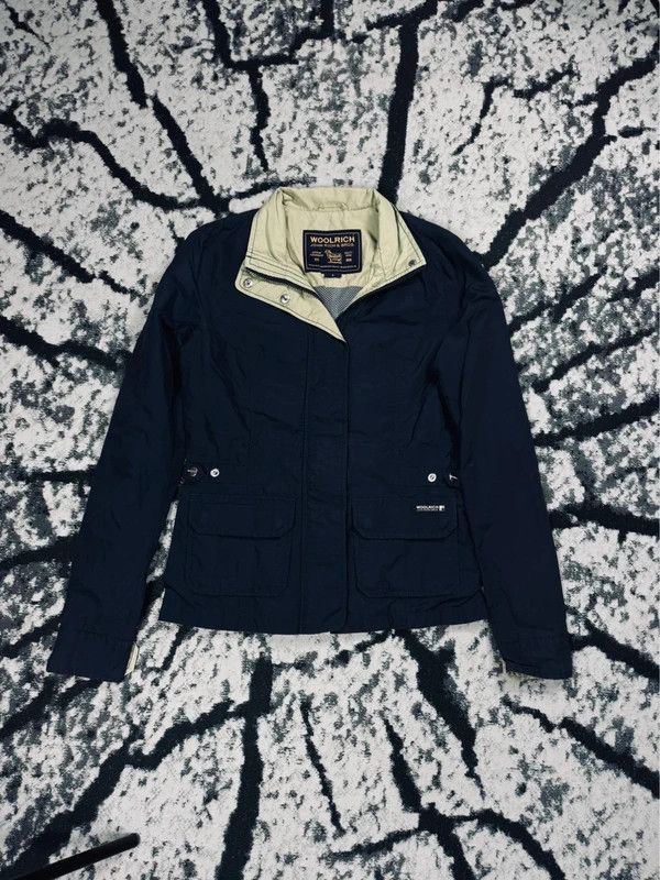 Other Woolrich Lightweight Jacket Navy Blue Logo S Size S / US 4 / IT 40 - 1 Thumbnail