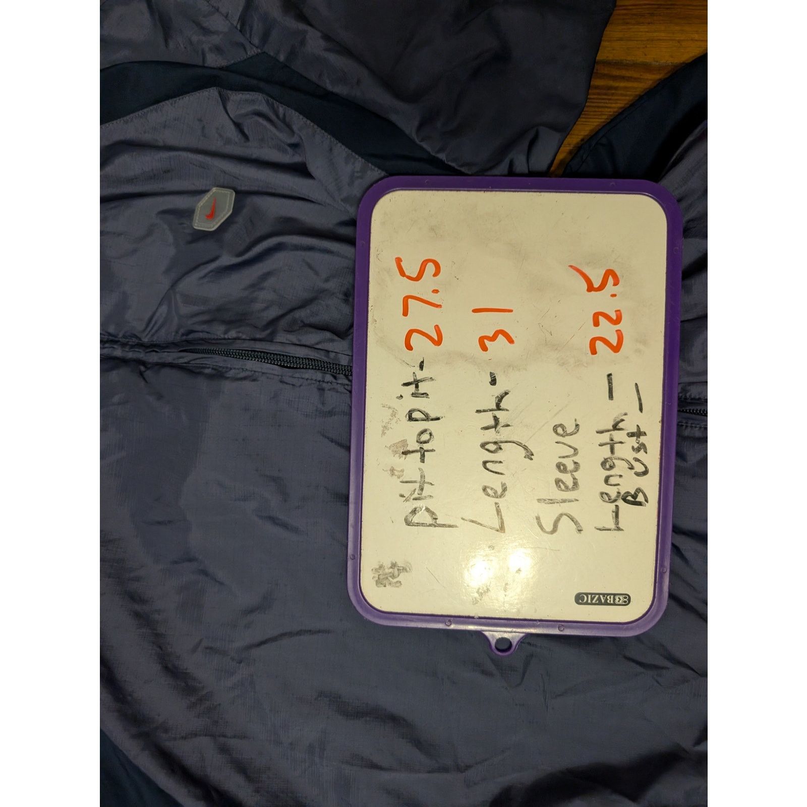 Nike Nike VTG 90s Windbreaker Blue Mens 2XL Windbreaker Full-Zip Size US XXL / EU 58 / 5 - 6 Thumbnail
