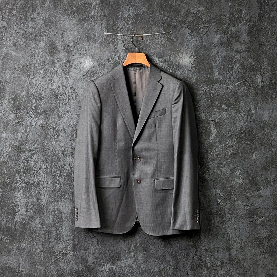Armani Collezioni Armani Collezioni Gray Wool Suit Size 44S - 1 Thumbnail