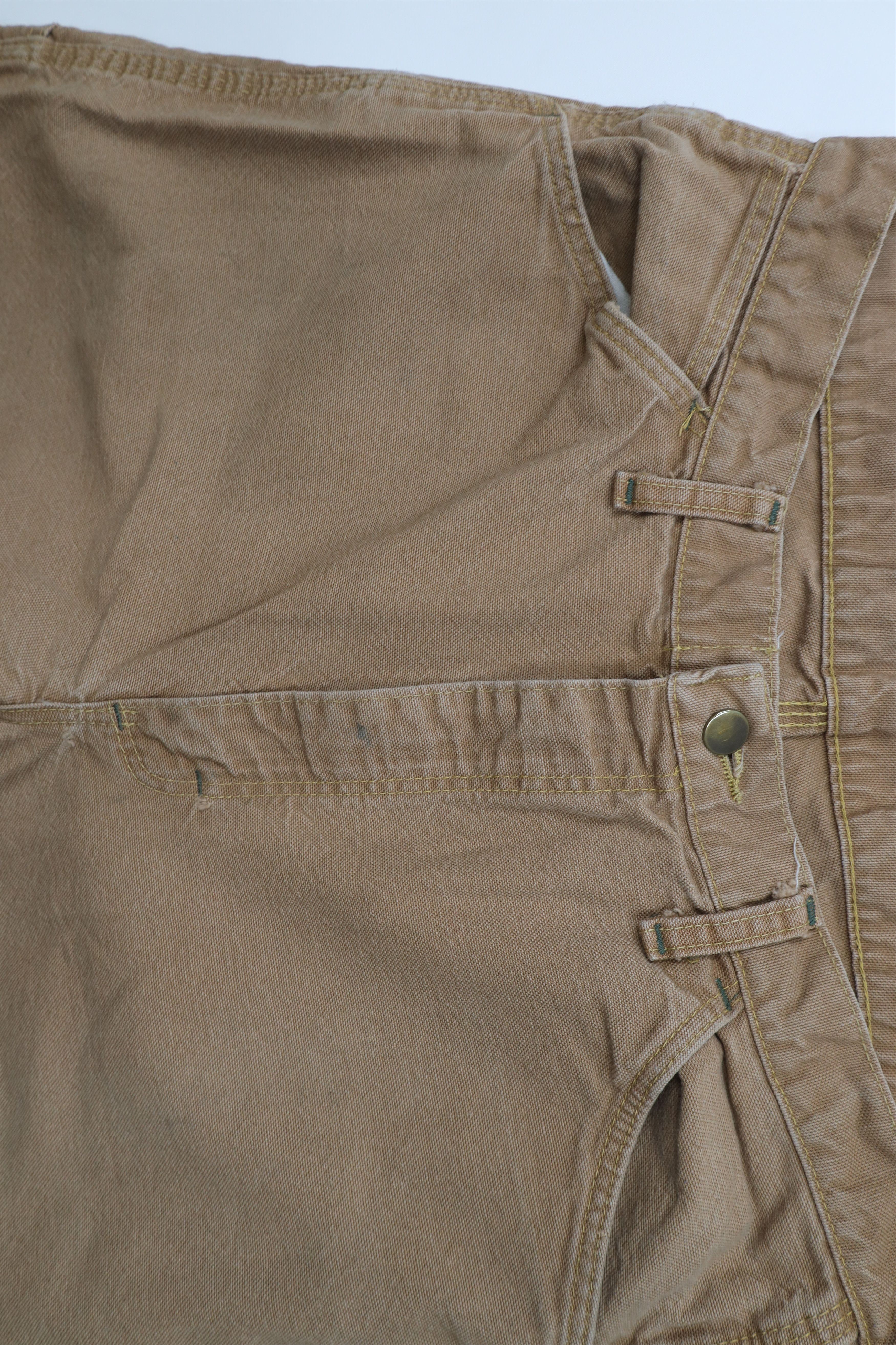 Vintage Bulwark FR Fire Flame Resistant Wide Leg Dungaree Pants Size US 36 / EU 52 - 9 Thumbnail