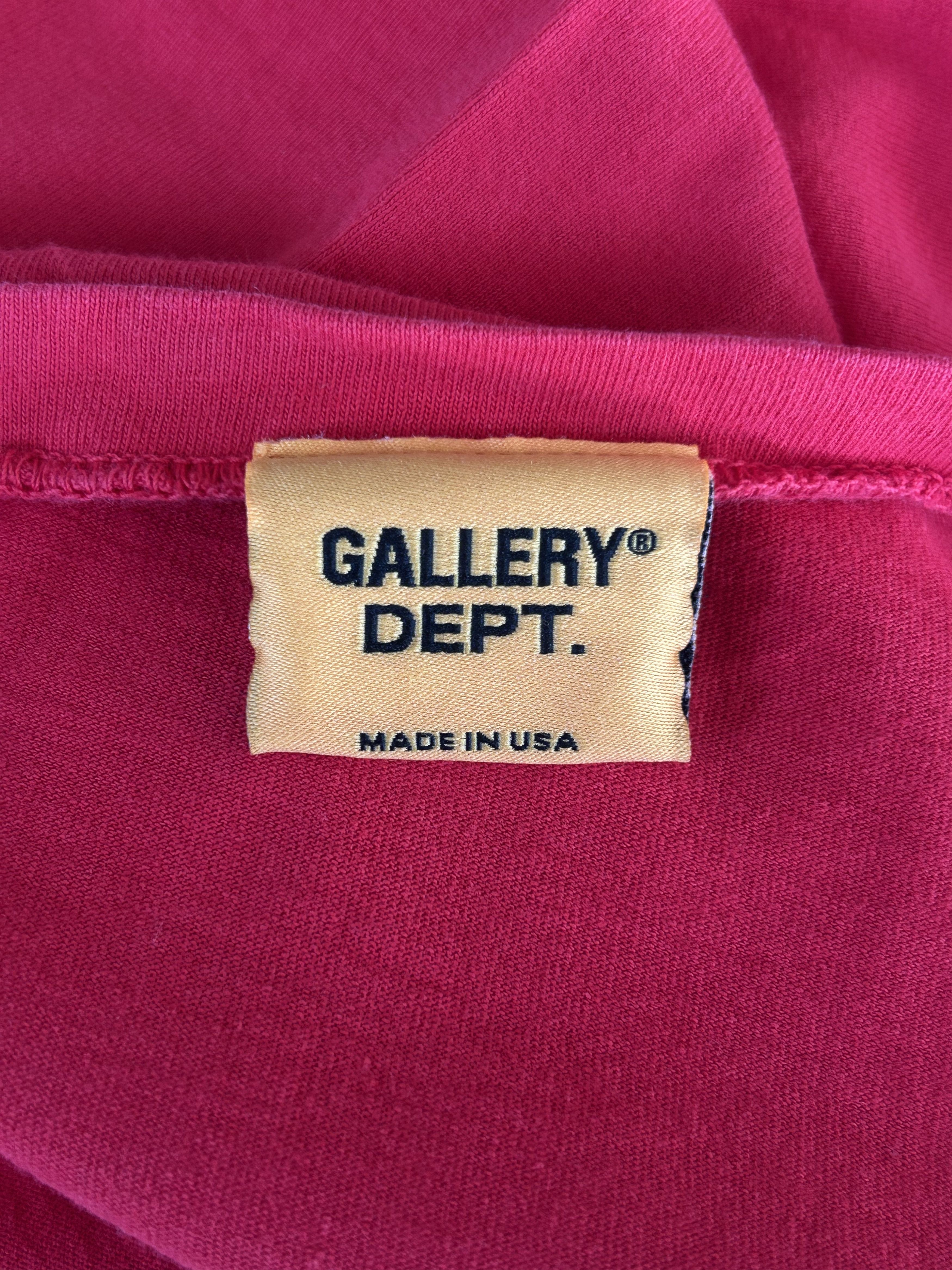 Gallery Dept. Gallery Dept Red & Black Gym Logo T-shirt Size US XXL / EU 58 / 5 - 4 Thumbnail