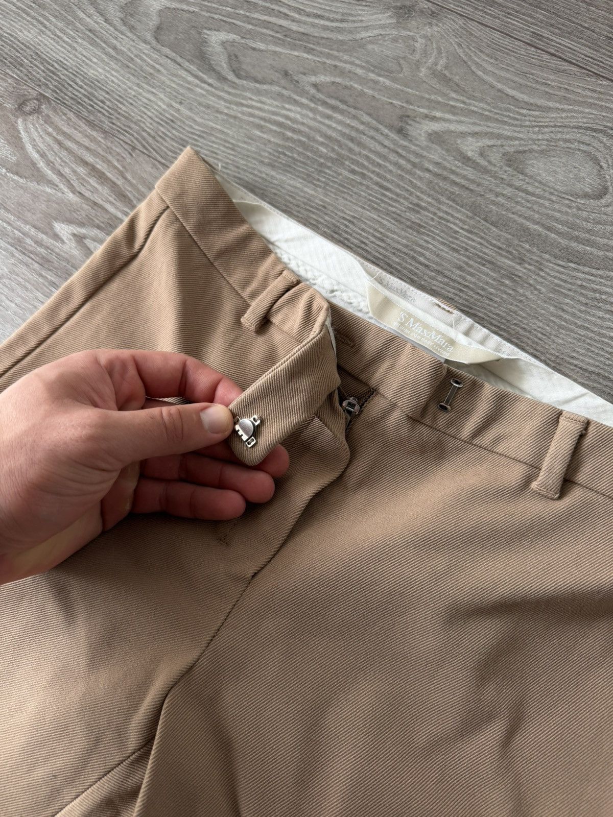 Max Mara S MaxMara Rare Premium Luxury Classic Woman Pants Size 28" / US 6 / IT 42 - 8 Thumbnail