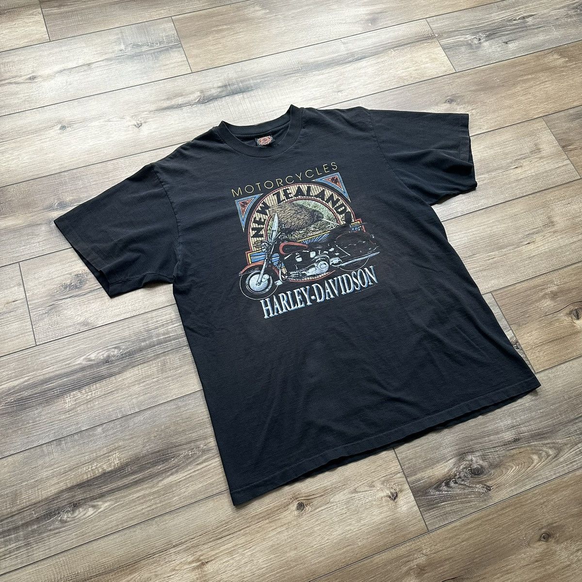 Harley Davidson Vintage 1992 Harley Davidson Single Stitch Graphic Tee Size US L / EU 52-54 / 3 - 2 Thumbnail