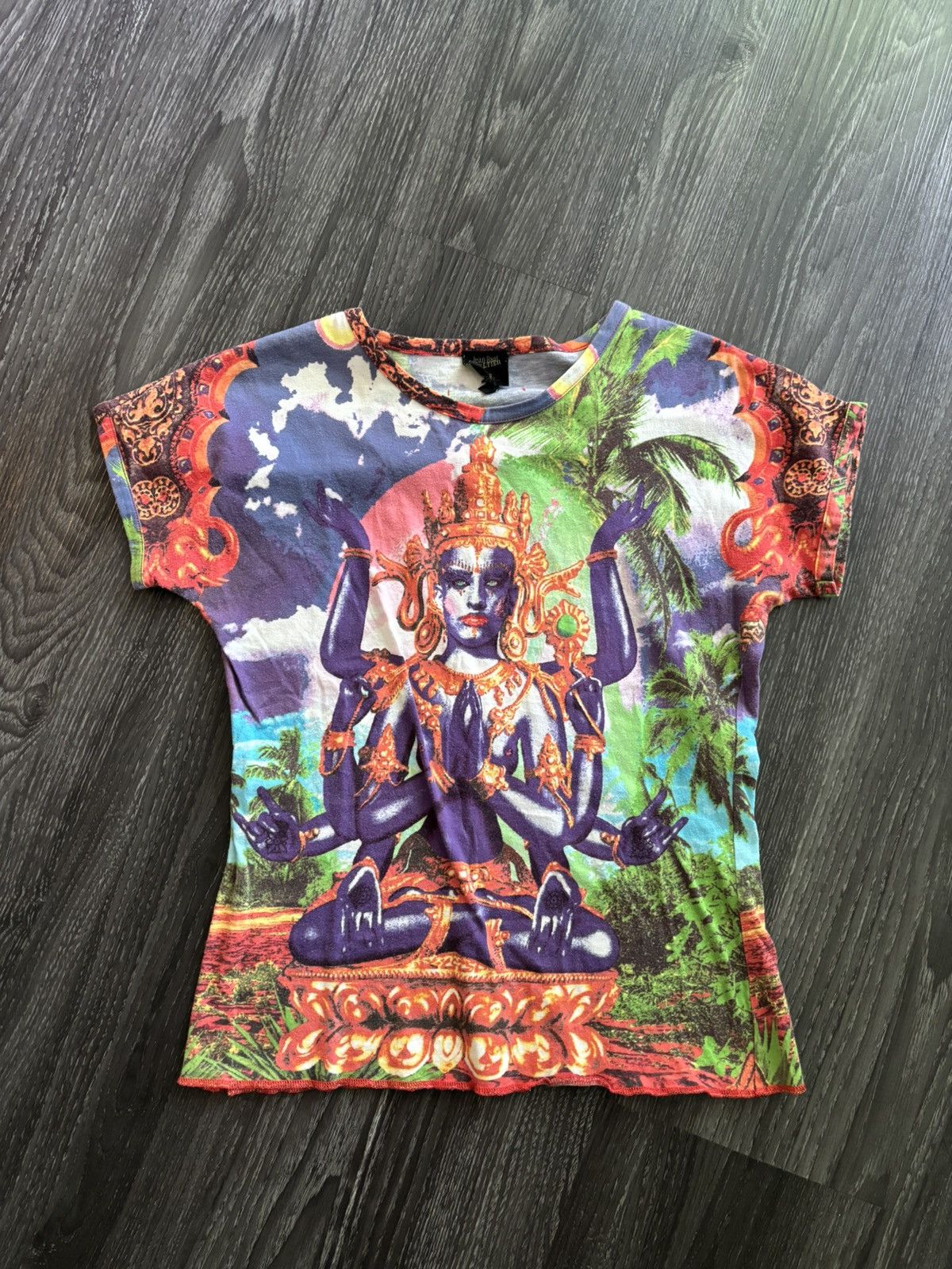 Jean Paul Gaultier SS97 Femme Hindu Graphic Size S / US 4 / IT 40 - 1 Thumbnail