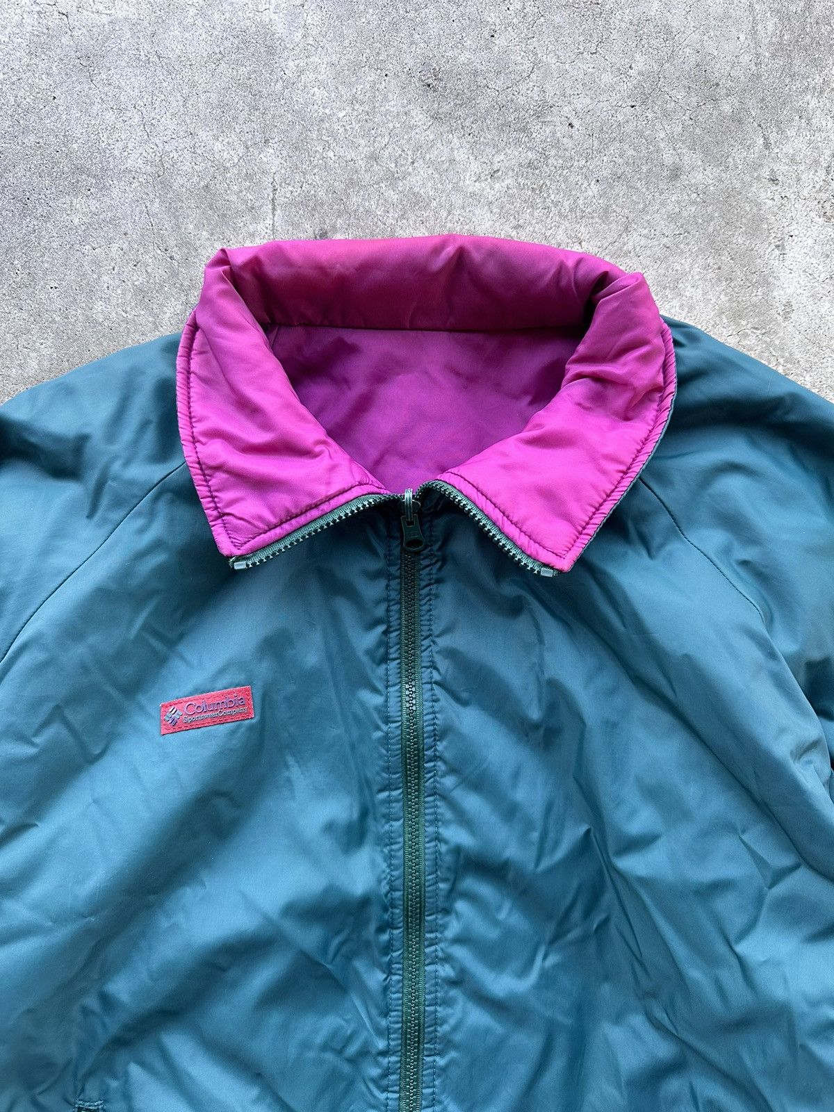 Columbia × Vintage Vintage Reversible Columbia Bomber Jacket Size US L / EU 52-54 / 3 - 2 Thumbnail