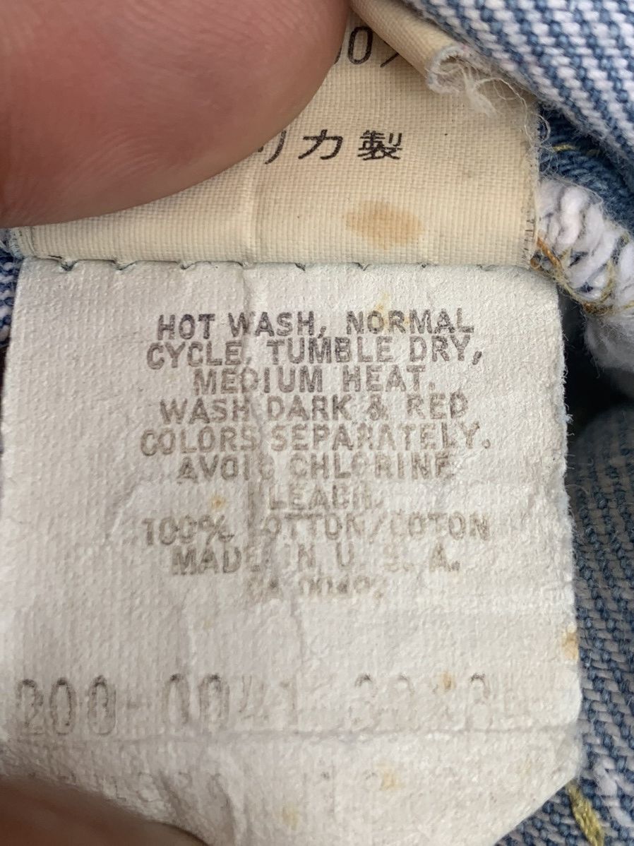 Lee Vtg 70s LEE RIDER light blue. ACCEPTED OFFER 💥 💥 Size US 30 / EU 46 - 3 Thumbnail