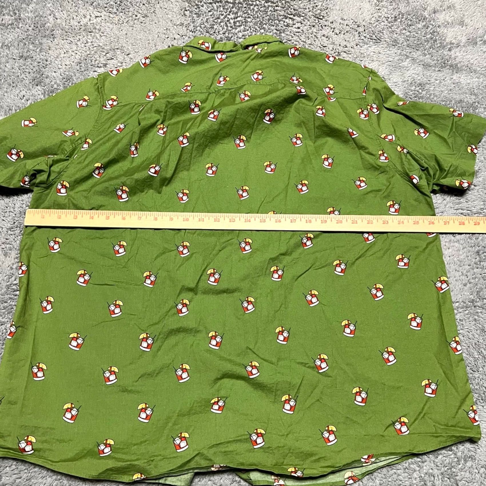 Duluth Trading Company Duluth Trading Shirt Mens XL Green Beergarden Untucked Relaxed All Over Print Shirt Size US XL / EU 56 / 4 - 5 Thumbnail