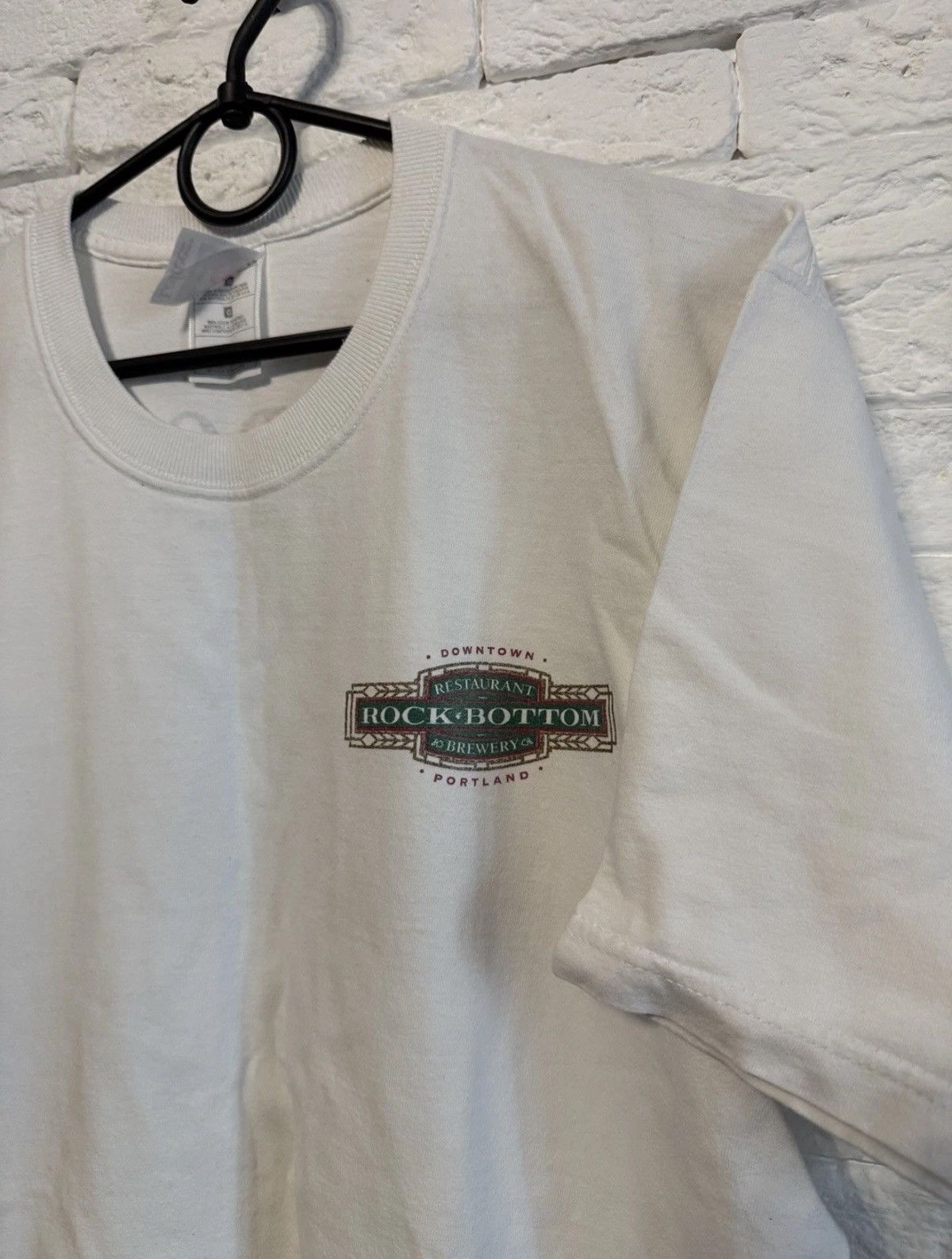 Fruit Of The Loom Vintage Tshirt Portland Rock Bottom Bravery Sz L Size US L / EU 52-54 / 3 - 2 Thumbnail