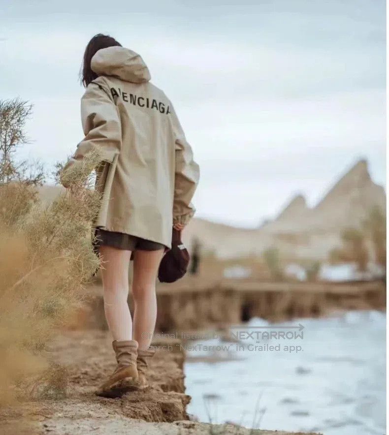Balenciaga Balenciaga Khaki Windbreaker Jacket Size XS / US 0-2 / IT 36-38 - 8 Thumbnail