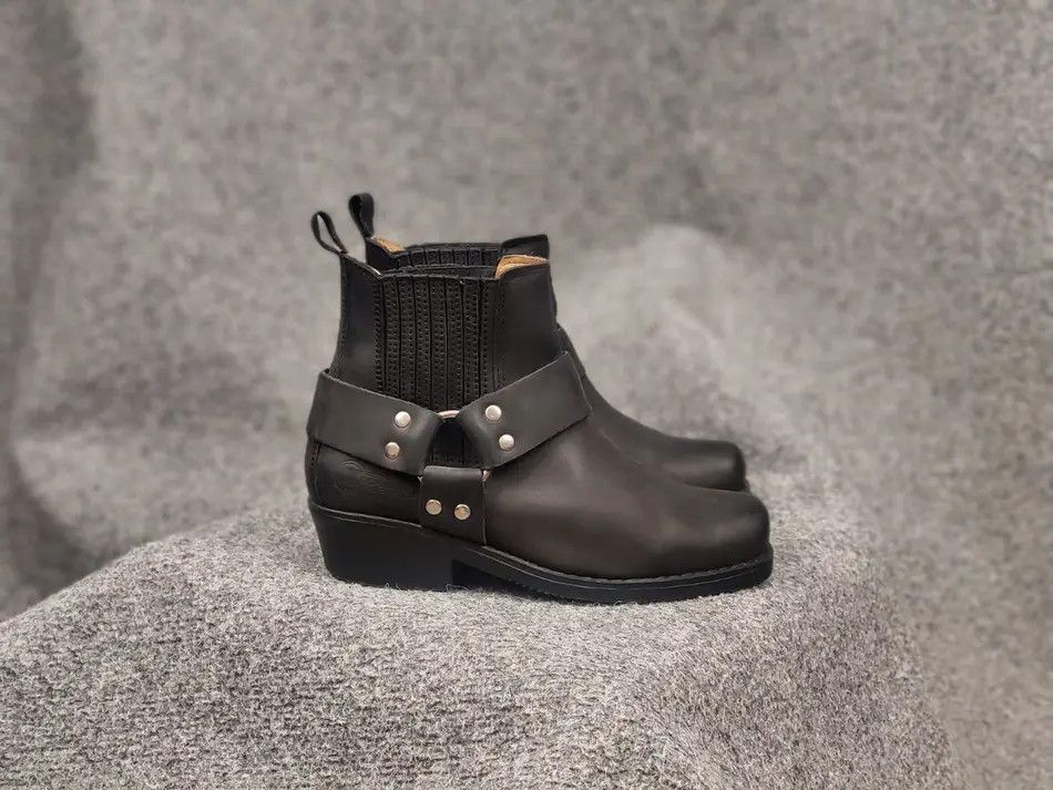 Vintage Kochmann Spain Design Western Ankle Leather Vintage Boots Size US 7 / IT 37 - 1 Thumbnail
