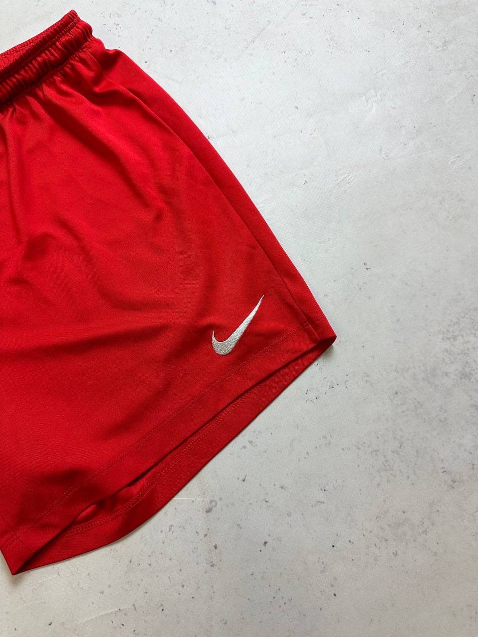 Nike × Vintage Vintage Nike Swoosh Red Shorts M Size US 32 / EU 48 - 2 Thumbnail