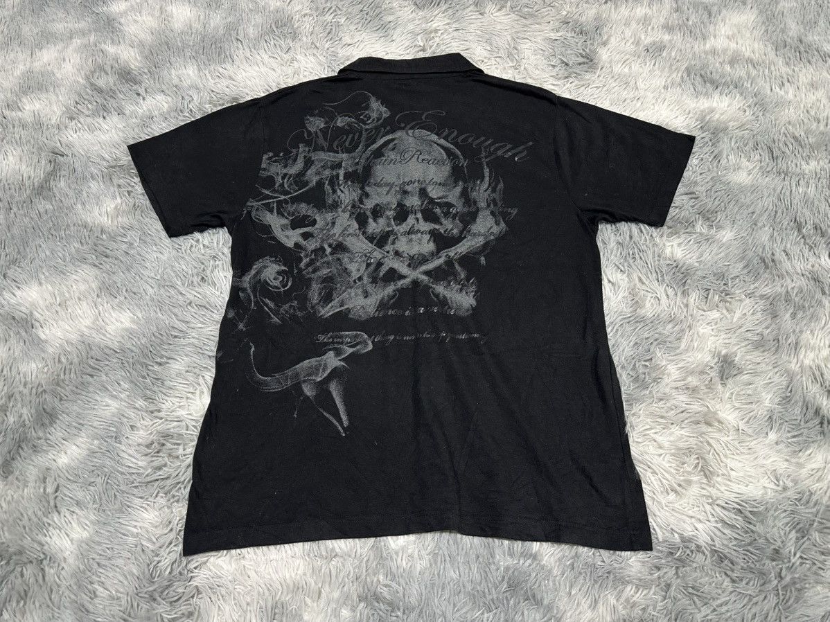 If Six Was Nine 🔥Sick Y2K Defective Struct Cross Skull Poem Shirt Goth Punk Size US L / EU 52-54 / 3 - 1 Thumbnail