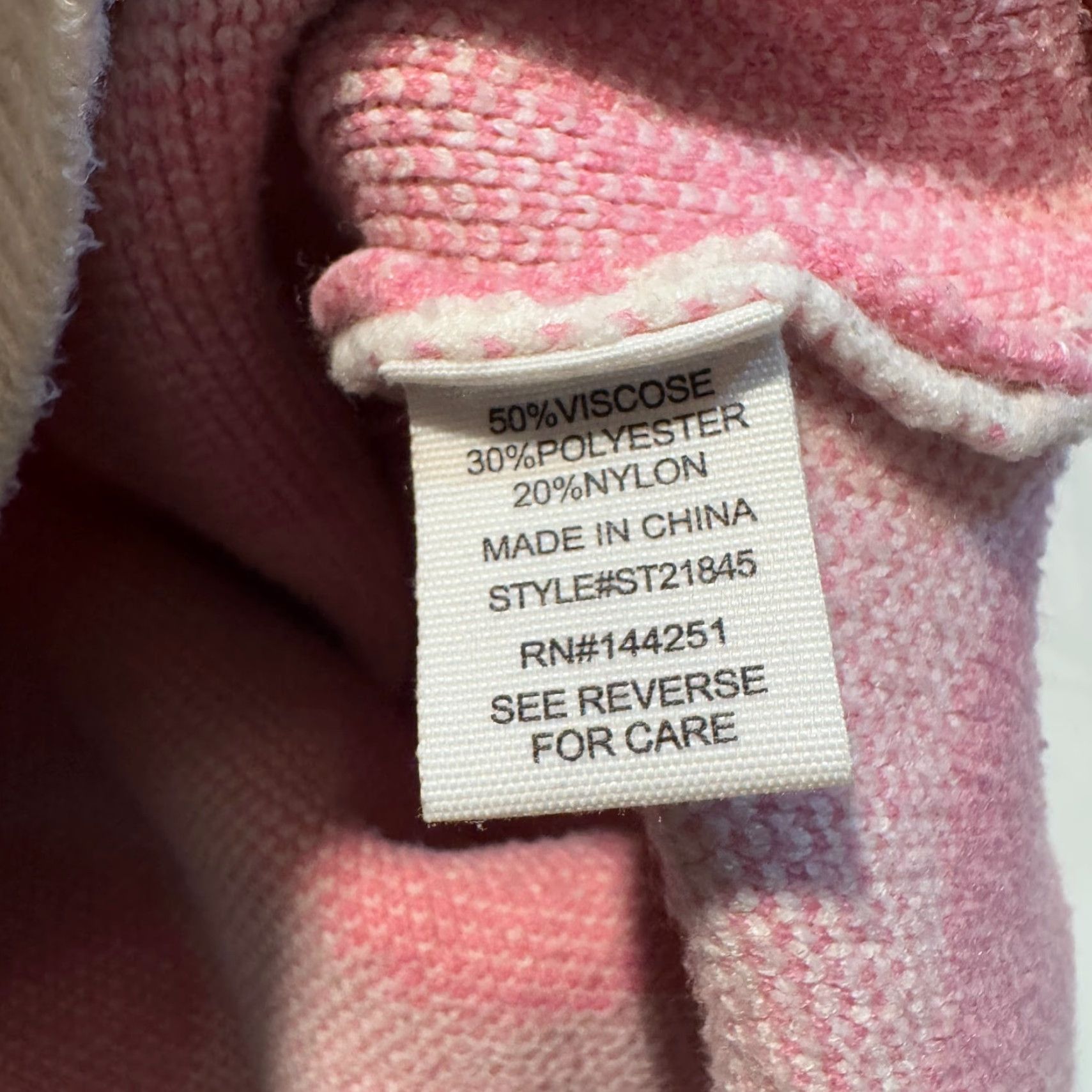 Madison Moon & Madison Pink Crew Neck Sweater XS Women Pullover 80s Graphic Print Smiley Face Trippy Altar’D State Size XS / US 0-2 / IT 36-38 - 6 Thumbnail