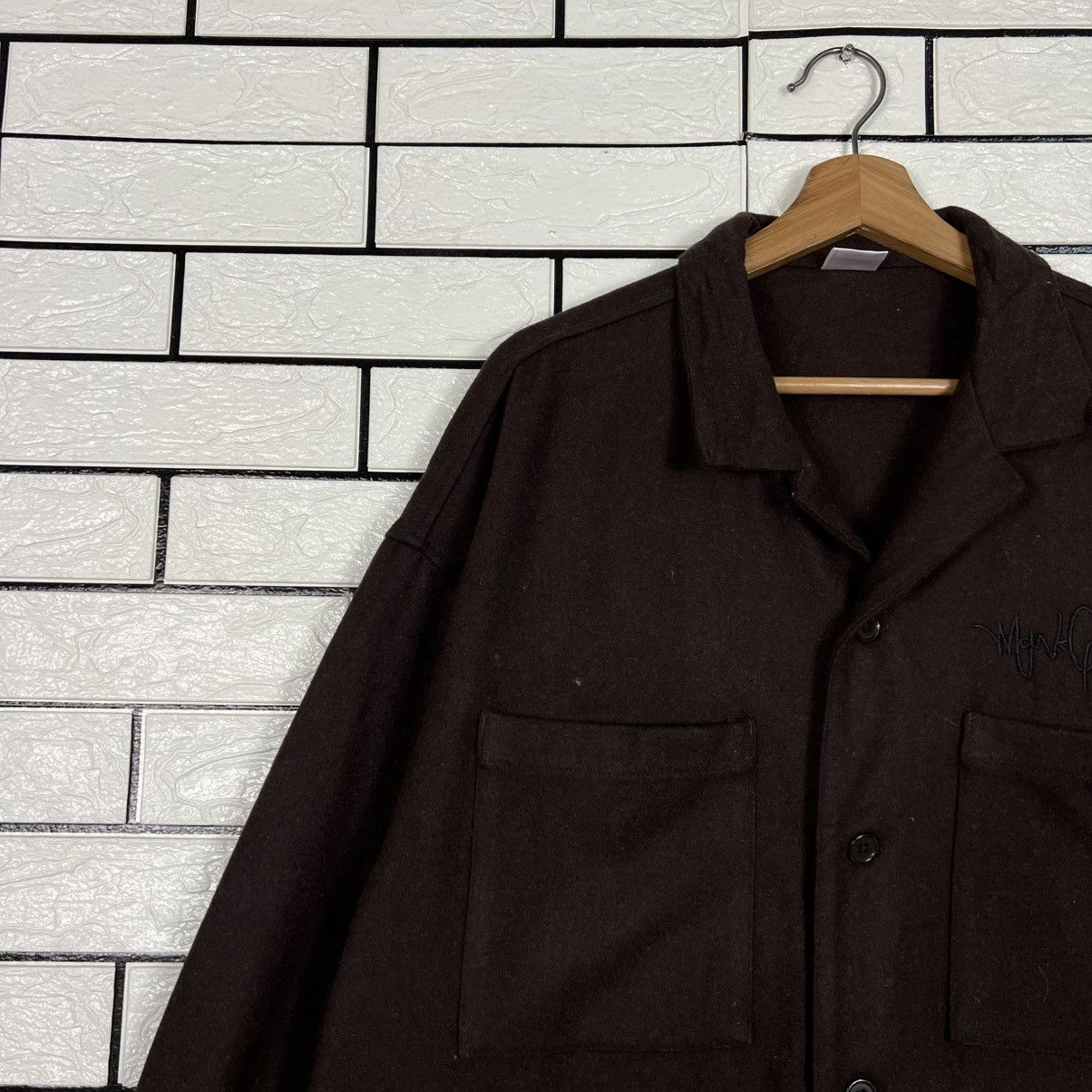 Other MARK GONZALES Streetwear Oversized Shirt Jacket #4161-C190 Size US L / EU 52-54 / 3 - 3 Thumbnail