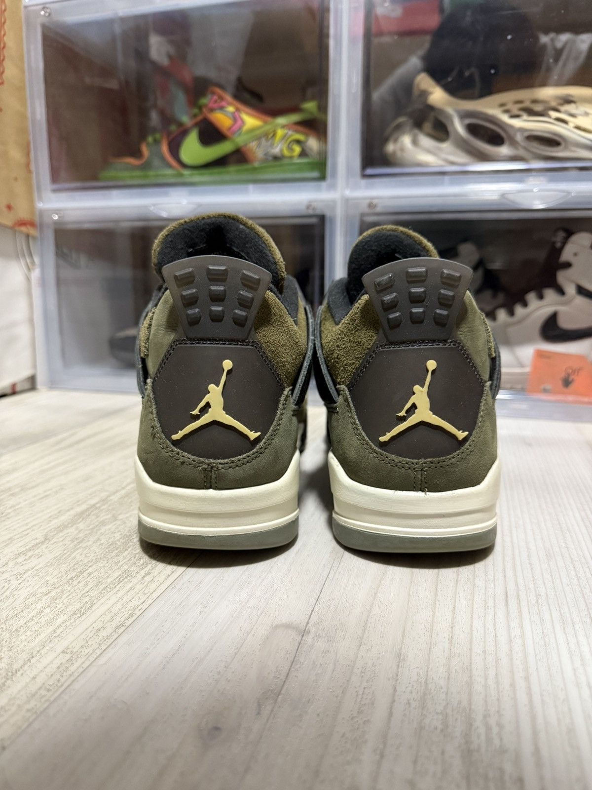 Jordan Brand Air Jordan 4 Retro Craft Olive Size US 10 / EU 43 - 5 Thumbnail