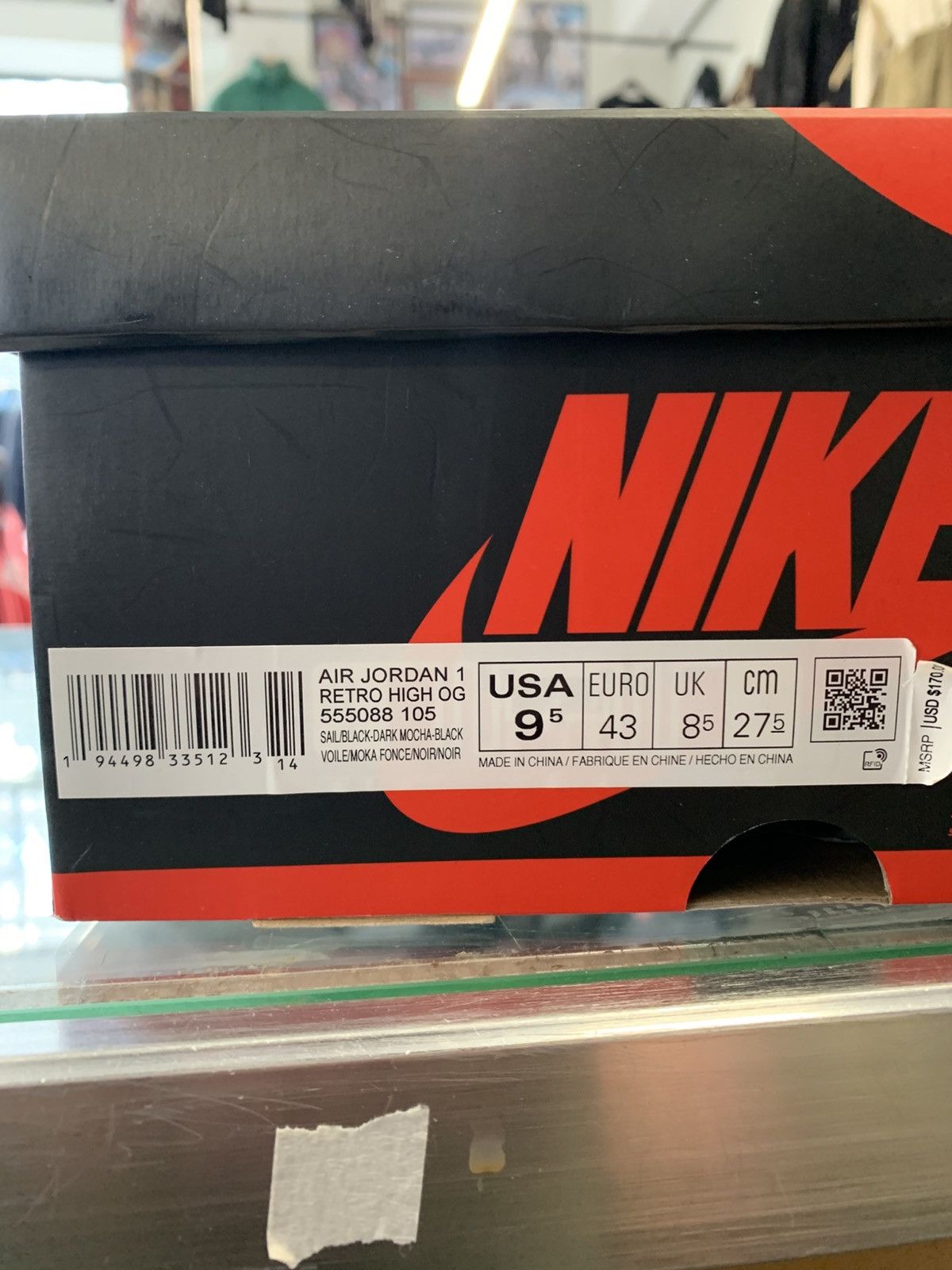Nike Air Jordan 1 High Mocha Size US 9.5 / EU 42-43 - 13 Thumbnail