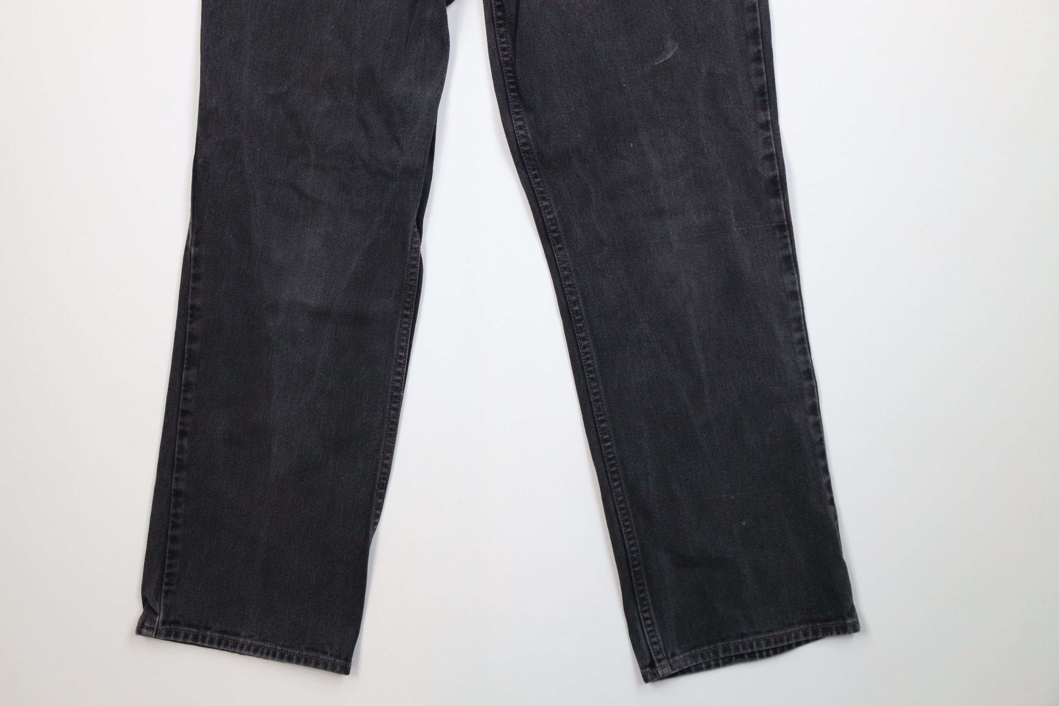 Tommy Hilfiger Vintage 90s Tommy Hilfiger Spell Out Wide Leg Denim Jeans Size US 33 - 4 Thumbnail