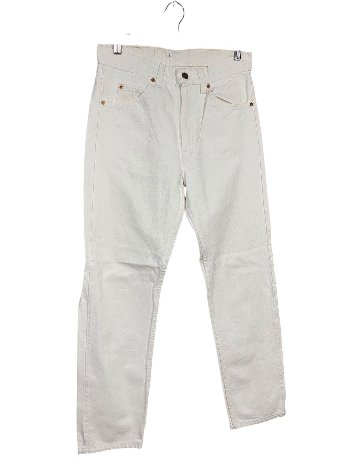 Levi's Vintage 90s levis orange tab regular fit white denim pant Size US 30 / EU 46 - 3 Thumbnail