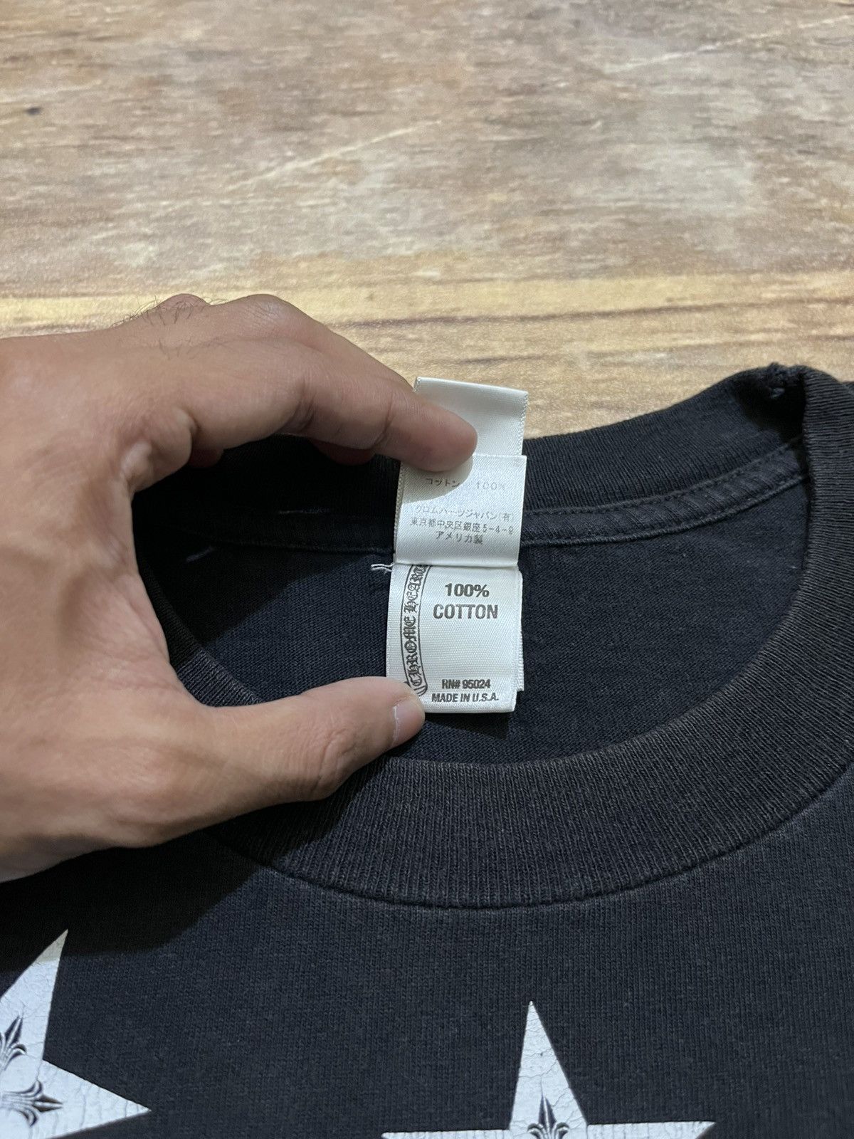Chrome Hearts Chrome Hearts Vintage Star Hollywood Pocket Tee Size US L / EU 52-54 / 3 - 7 Thumbnail