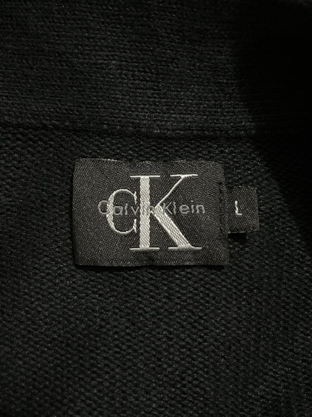 Calvin Klein Calvin Klein Black Long Sleeve V neck Size US L / EU 52-54 / 3 - 6 Thumbnail