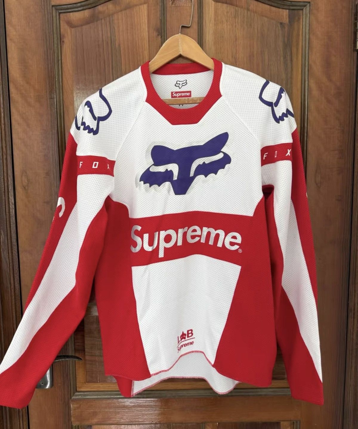 Fox Racing × Supreme **IN HAND** Supreme Fox Racing DMX Jersey