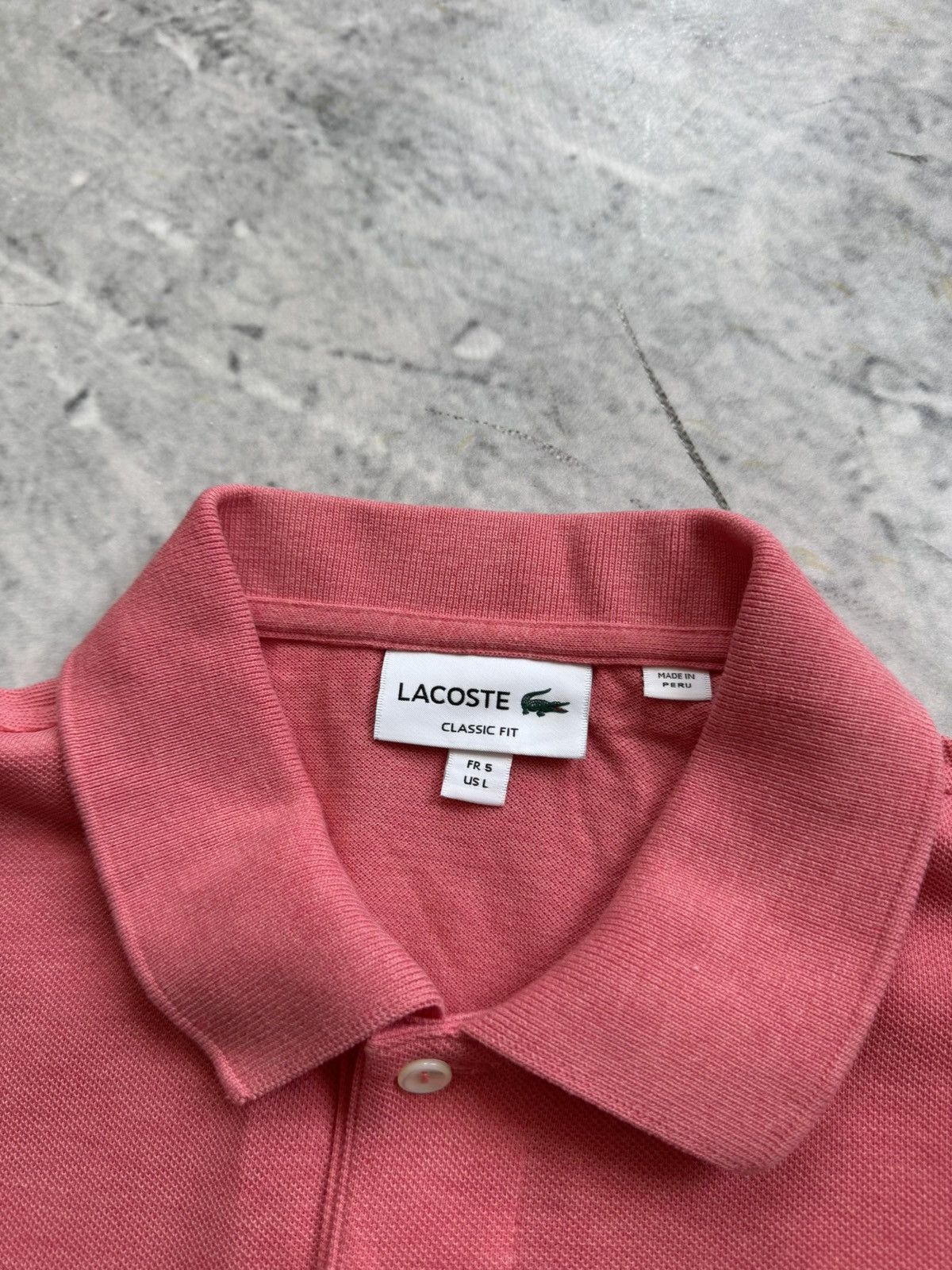 Lacoste Lacoste luxury polo classic fit Size US L / EU 52-54 / 3 - 3 Thumbnail