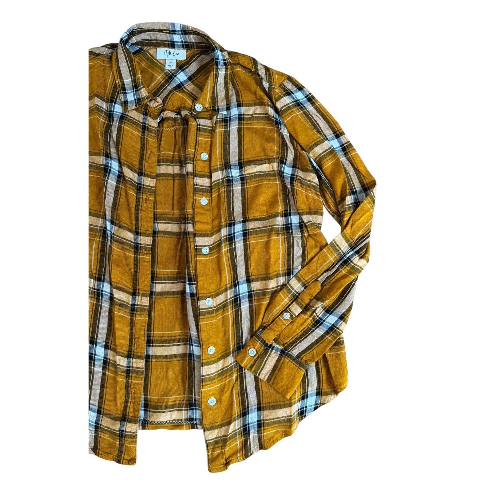 Other LIZZO Plaid Flannel Rap Hip Hop Plaid Flannel Shirt Blouse Size S / US 4 / IT 40 - 5 Thumbnail