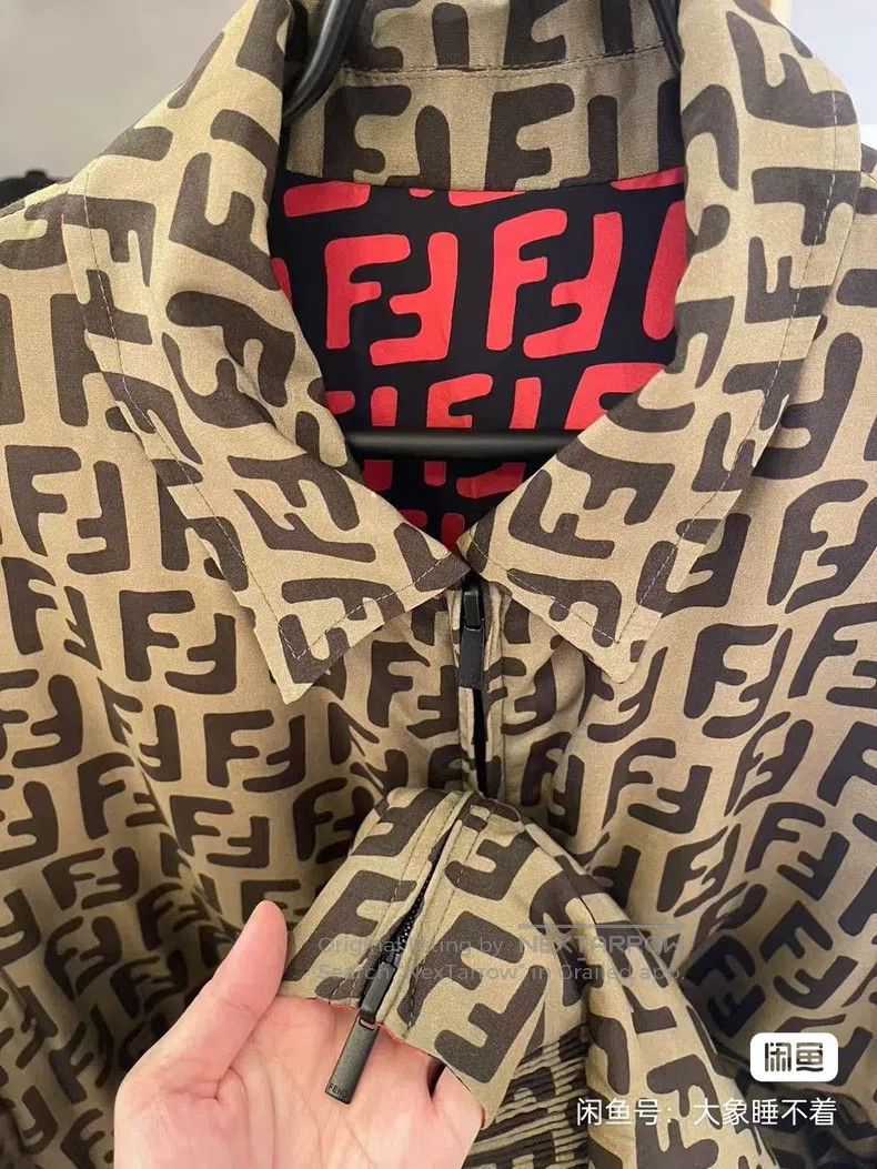 Fendi Fendi Two-Way Wearable Silk Jacket Size US M / EU 48-50 / 2 - 5 Thumbnail