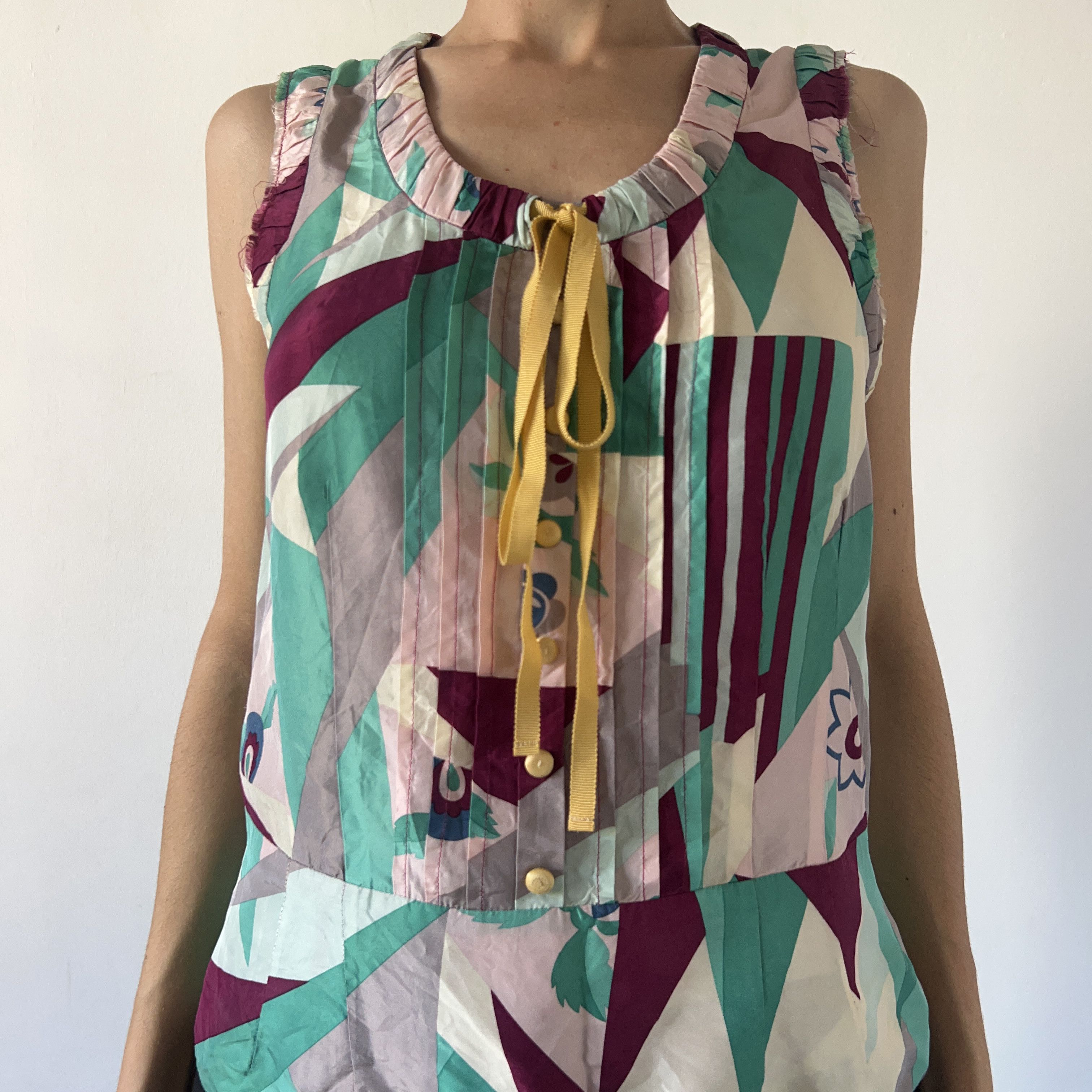 Marc Jacobs Vintage Marc Jacobs y2k geometrical print blouse Size M / US 6-8 / IT 42-44 - 4 Thumbnail