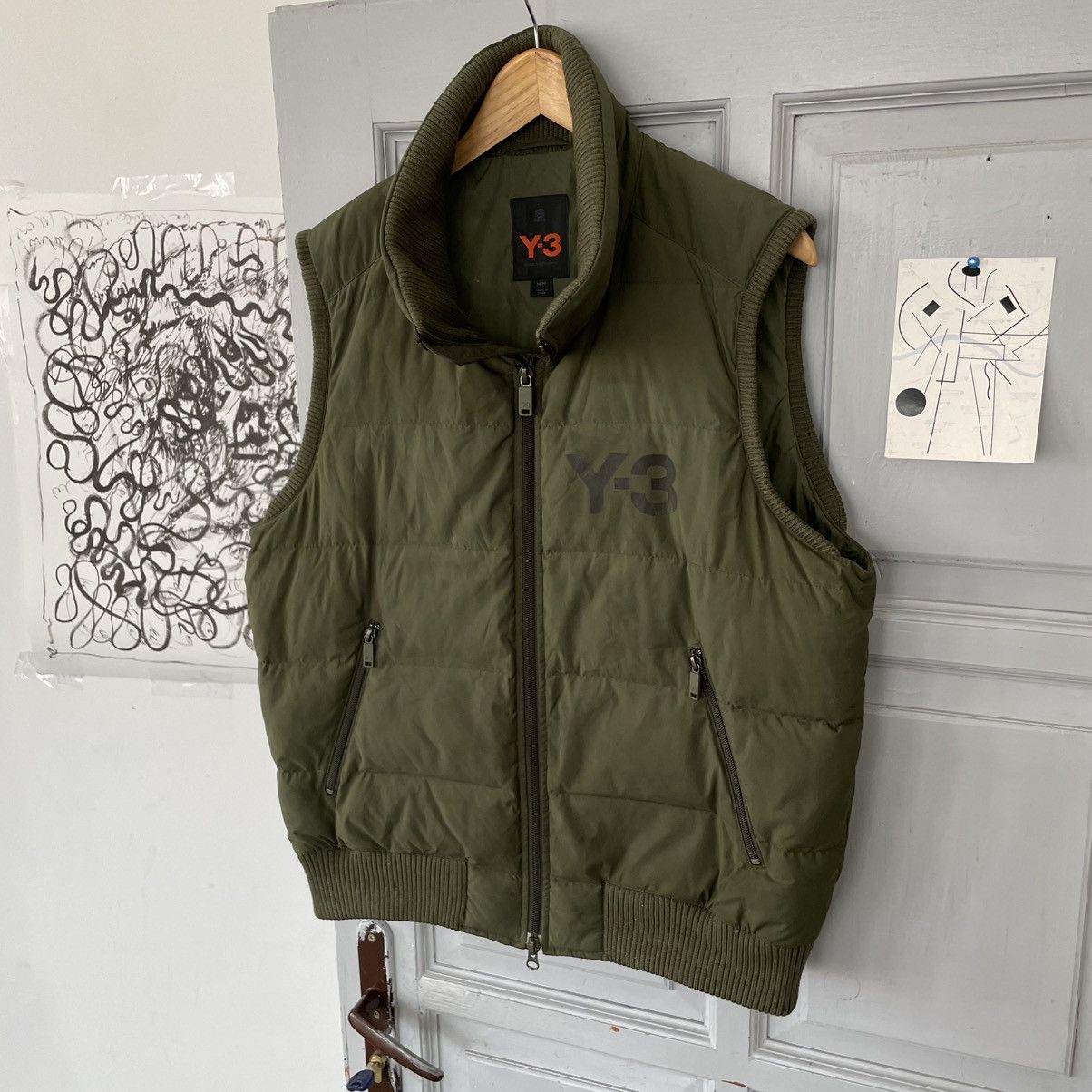 Y-3 Vintage Y-3 Yohji Yamamoto Puffer Zip Vest size M Size US M / EU 48-50 / 2 - 2 Thumbnail