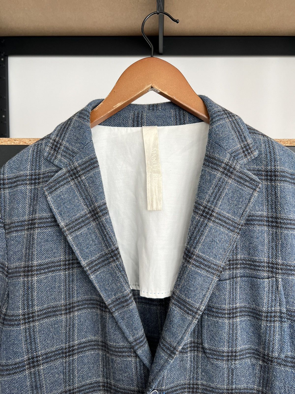 Manuel Ritz Manuel Ritz Cotton Wool Blazer Sz 50 Size 50R - 7 Thumbnail