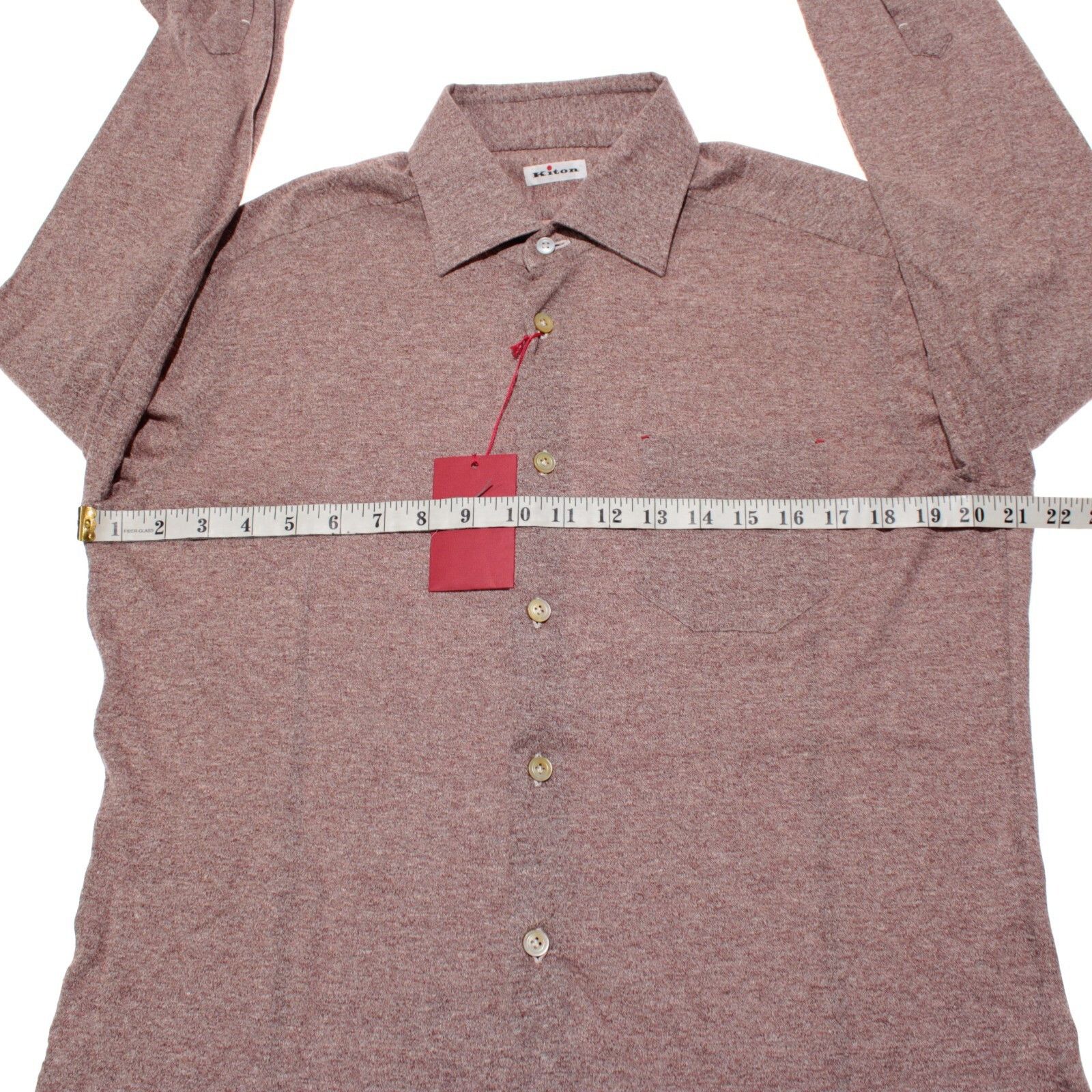 Kiton Kiton New with tags Shirt Size M US In Brown Size US M / EU 48-50 / 2 - 4 Thumbnail