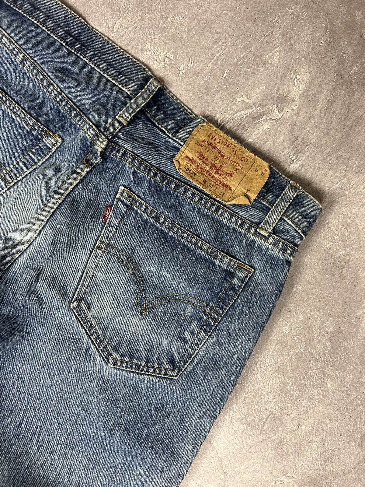 Levi's × Vintage y2k Levis 501xx Red Tab Jeans Vintage sz 34x32 90s RARE Size US 34 / EU 50 - 16 Thumbnail