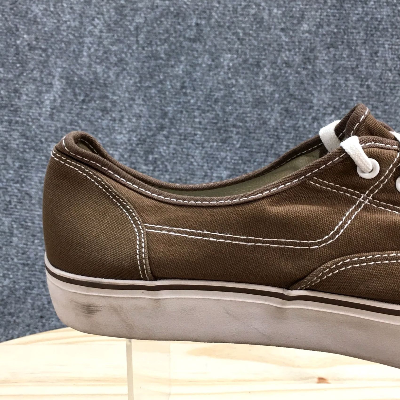 Mossimo Mossimo Supply Co Shoes Mens 12 Brown Canvas Lace Up Low Top Skate Sneakers Size US L / EU 52-54 / 3 - 2 Thumbnail