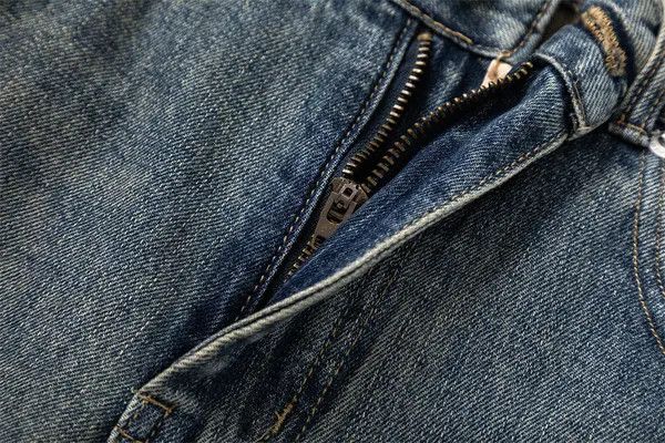 Japanese Brand Saki Retro washed trendy distressed loose versatile jeans Size US 34 / EU 50 - 4 Thumbnail