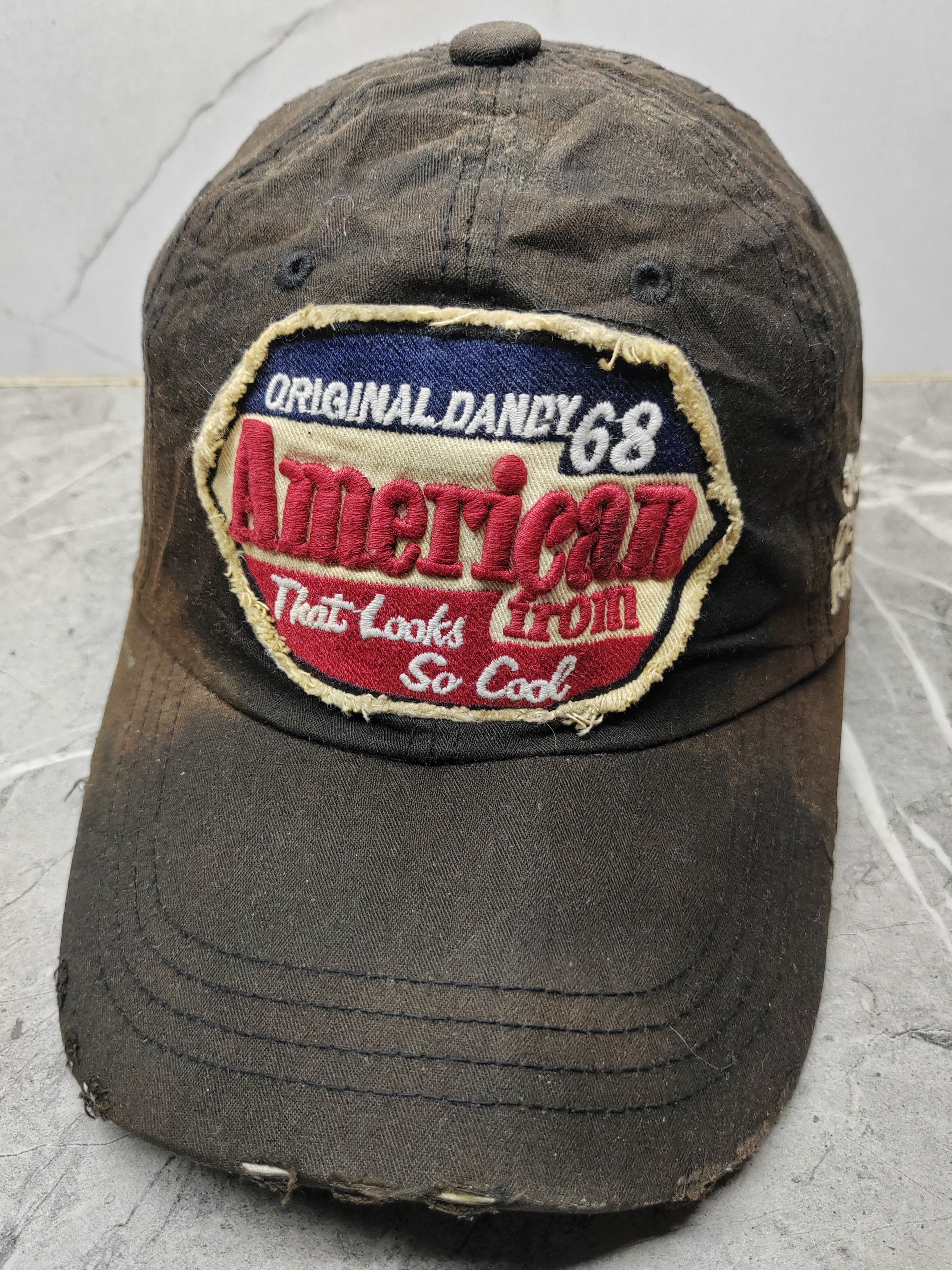 Japanese Brand Vintage Ameircan From Distressed Style Cap Hat Size ONE SIZE - 1 Thumbnail