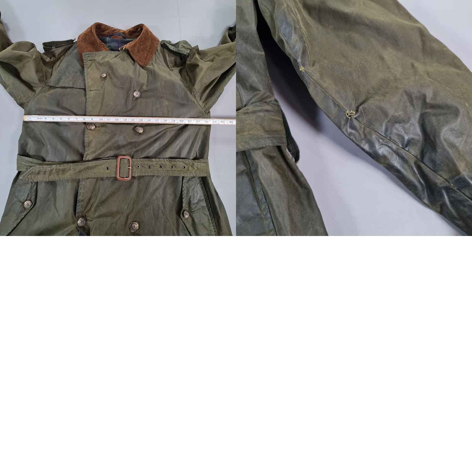 Polo Ralph Lauren Polo Ralph Lauren Mens Trench Coat - Green Medium Waxed Sportsman Hunting Tartan - Vintage Size US M / EU 48-50 / 2 - 8 Thumbnail
