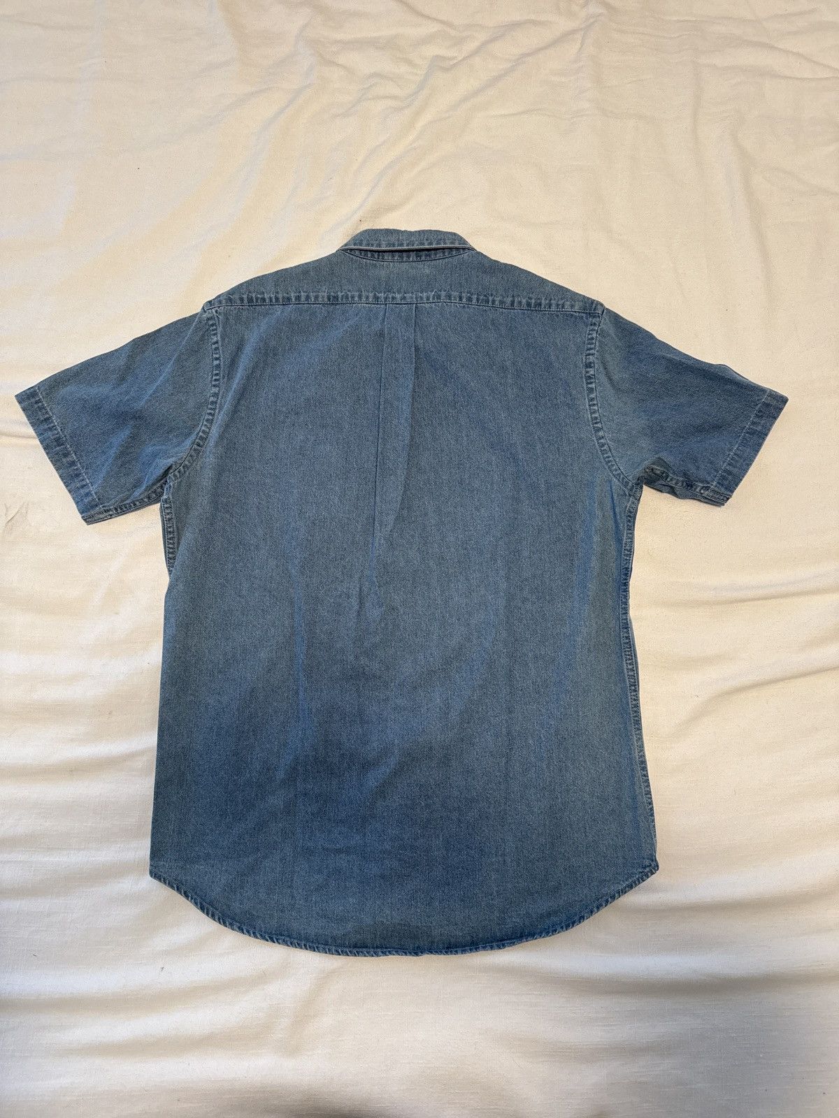 Palace palace jeans short sleeve denim button down Size US M / EU 48-50 / 2 - 3 Thumbnail