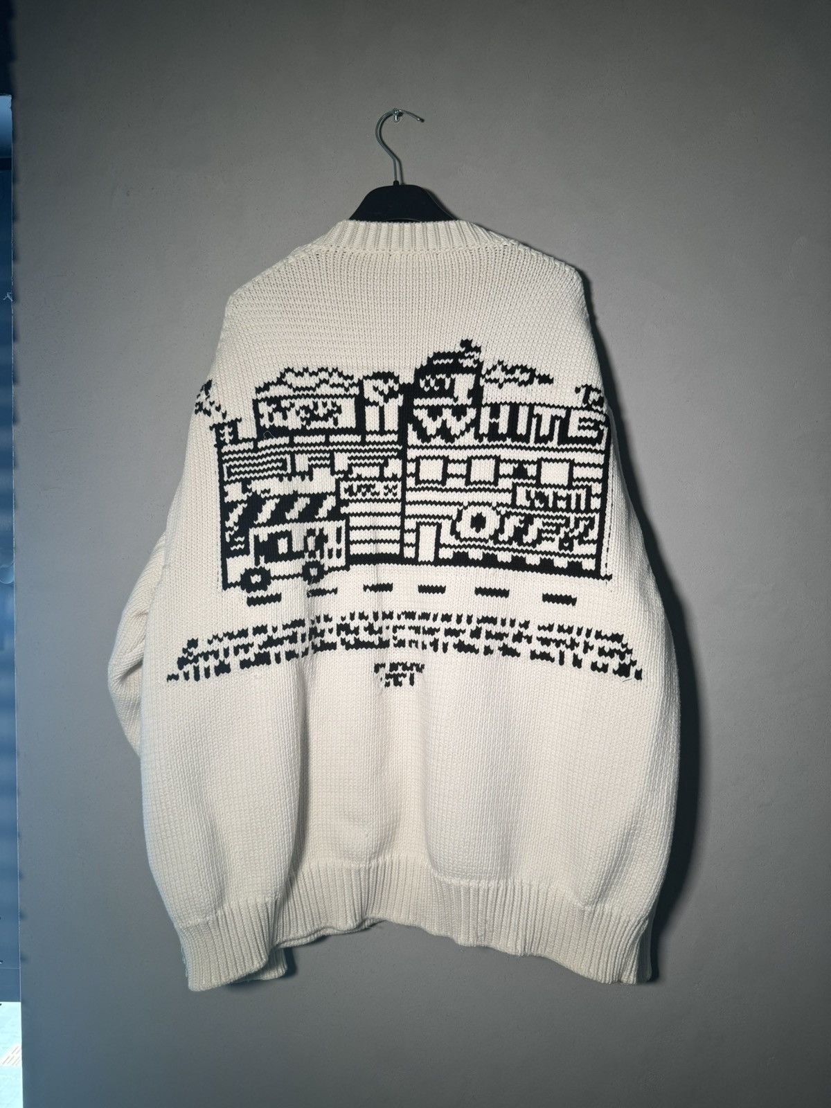 Designer × Off-White Off-White Graffiti Zine Sweater Size US M / EU 48-50 / 2 - 2 Thumbnail
