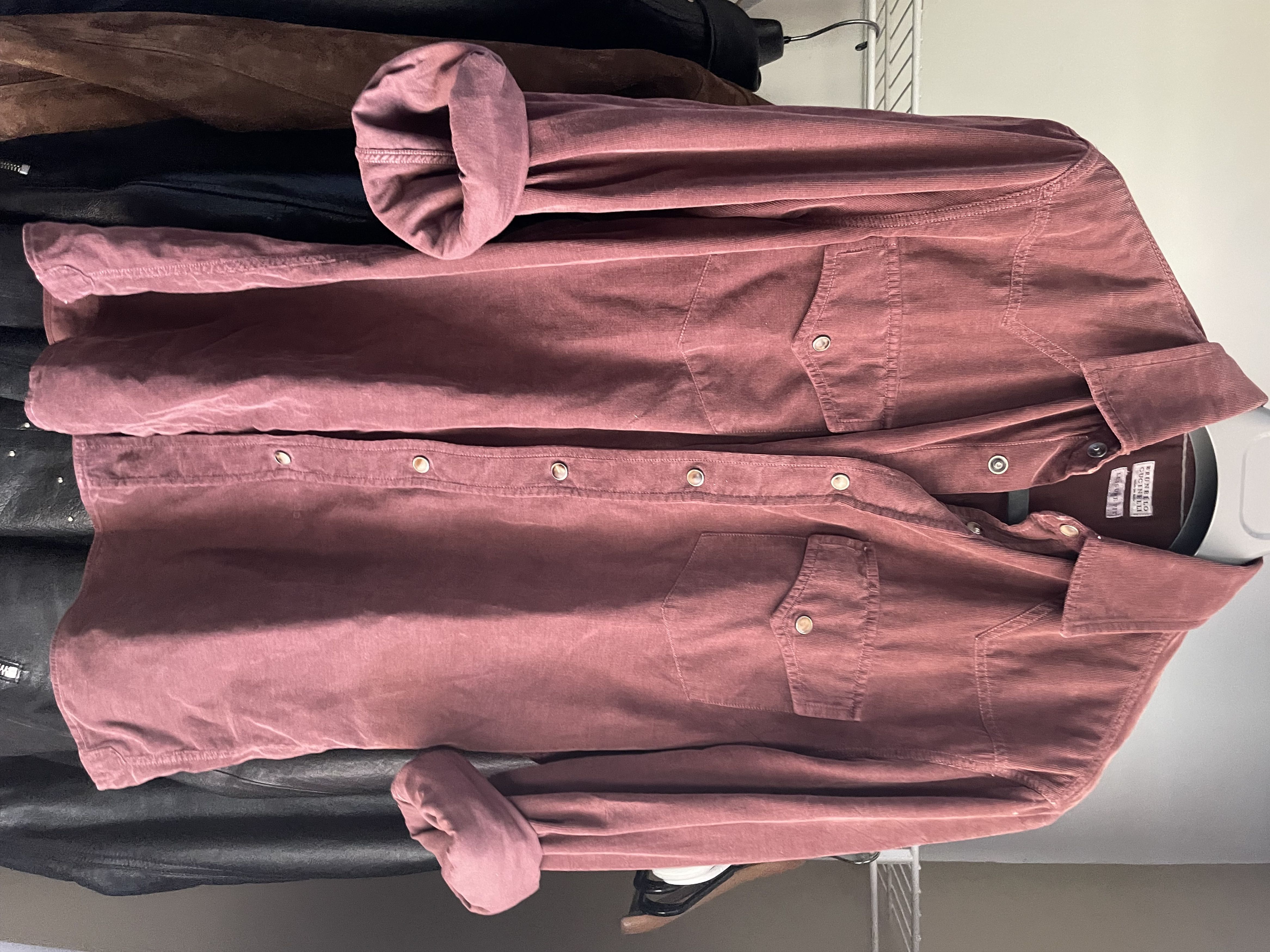 Brunello Cucinelli Brunello Cucinelli Corduroy Western Shirt Medium Size US M / EU 48-50 / 2 - 4 Thumbnail
