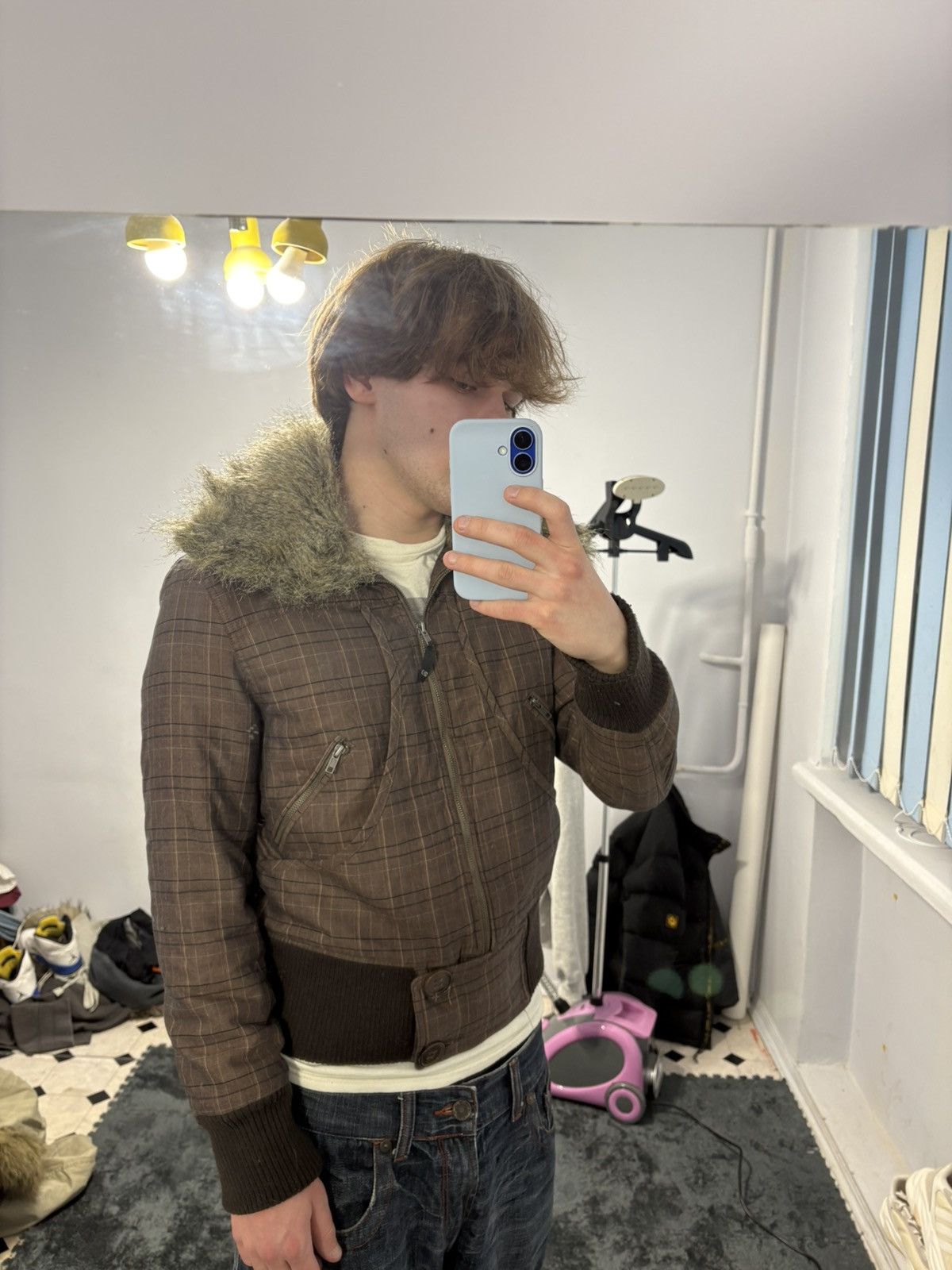 If Six Was Nine 00s LGB If Six Was Nine Style Multi Pocket Faux Fur Jacket Size US M / EU 48-50 / 2 - 4 Thumbnail