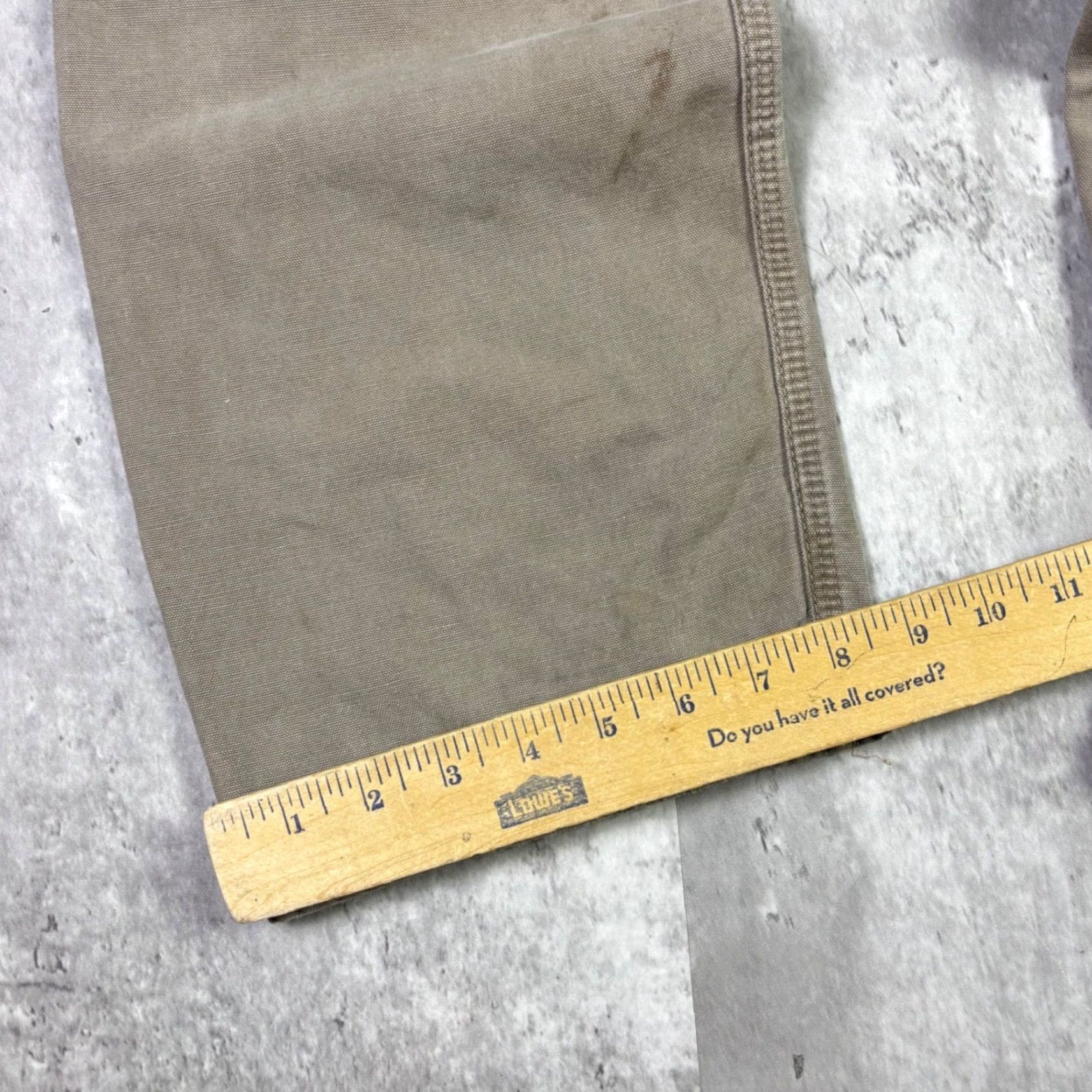 Carhartt VINTAGE Carhartt Carpenter Pants Mens 28x30 90s Distressed Canvas Beige B159 MUS Workwear Pants Size US 30 / EU 46 - 4 Thumbnail